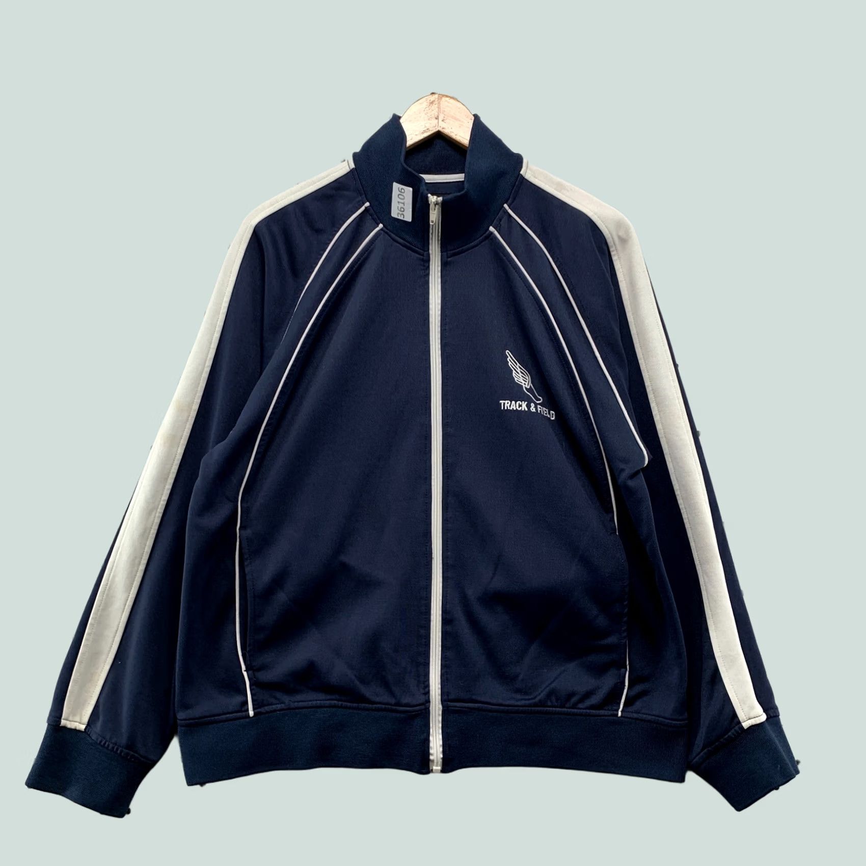 Vintage VINTAGE No Boundaries Track Jacket Men Large Blue P Wing Embroider Size US L / EU 52-54 / 3 - 1 Thumbnail
