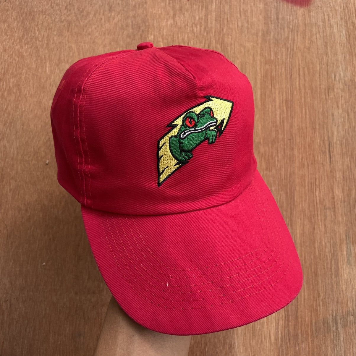 00s Frog red dad hat