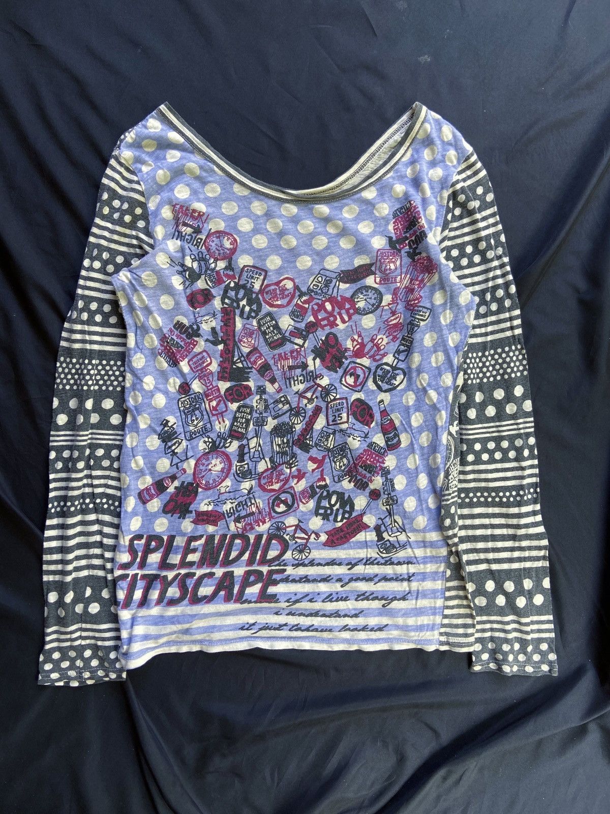 Beauty Beast × Hysteric Glamour × Japanese Brand 🌸CUBE SUGAR SOLENDID CITY SCAPE LONG SLEEVE Size US M / EU 48-50 / 2 - 1 Thumbnail