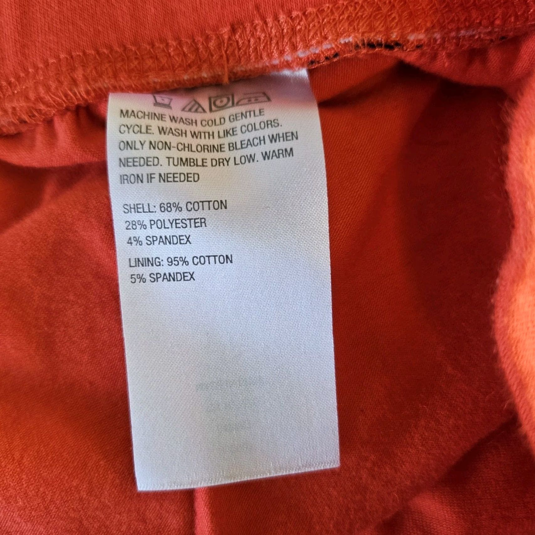 Vintage Lemon Way Skort Womens 2X Red Pull On Cotton Blend Activewear A-Line Short Skirt Womens 2X Size ONE SIZE - 3 Thumbnail