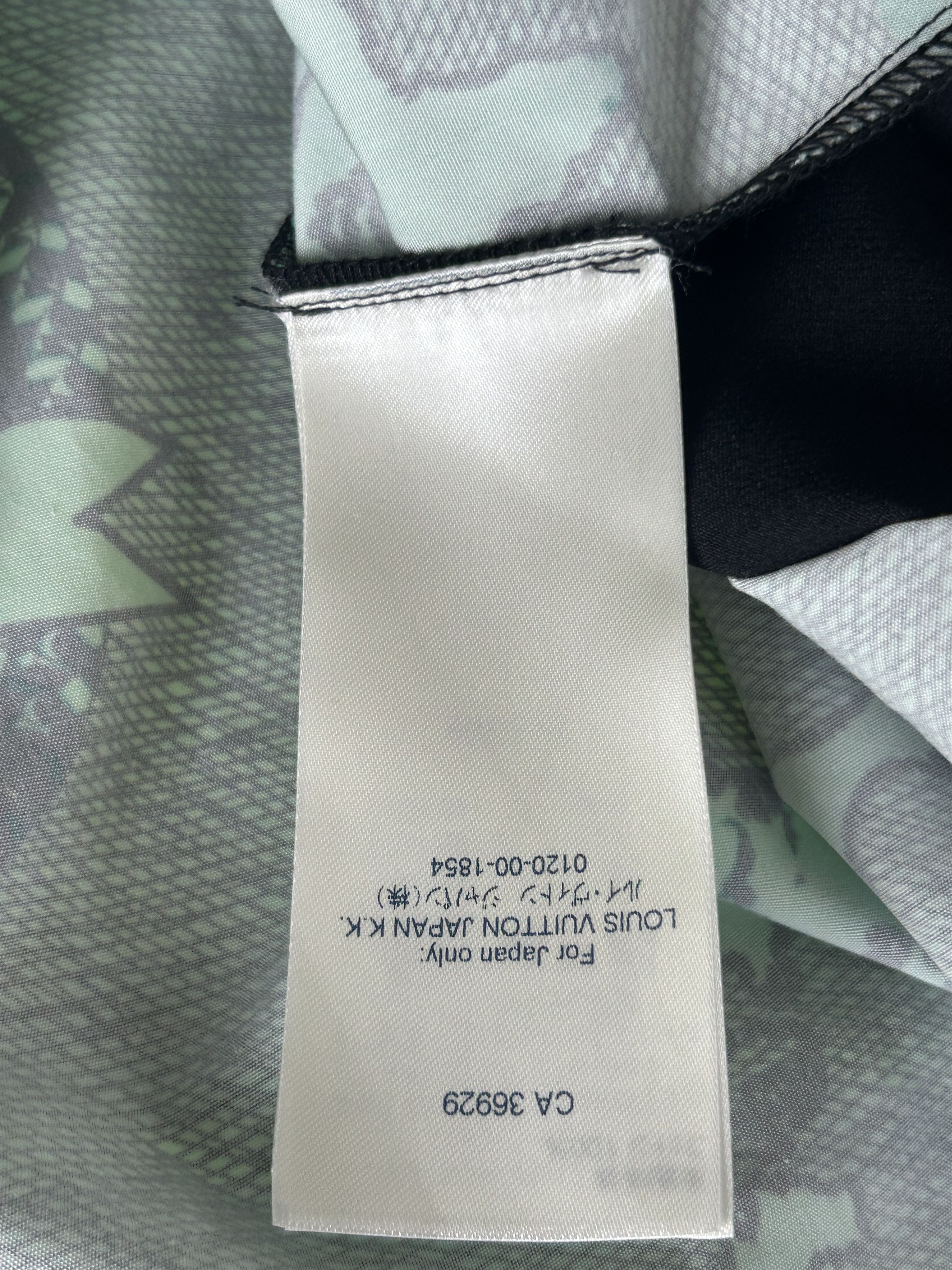 Louis Vuitton Louis Vuitton Green & Black Monogram Shirt Size US XXL / EU 58 / 5 - 4 Thumbnail