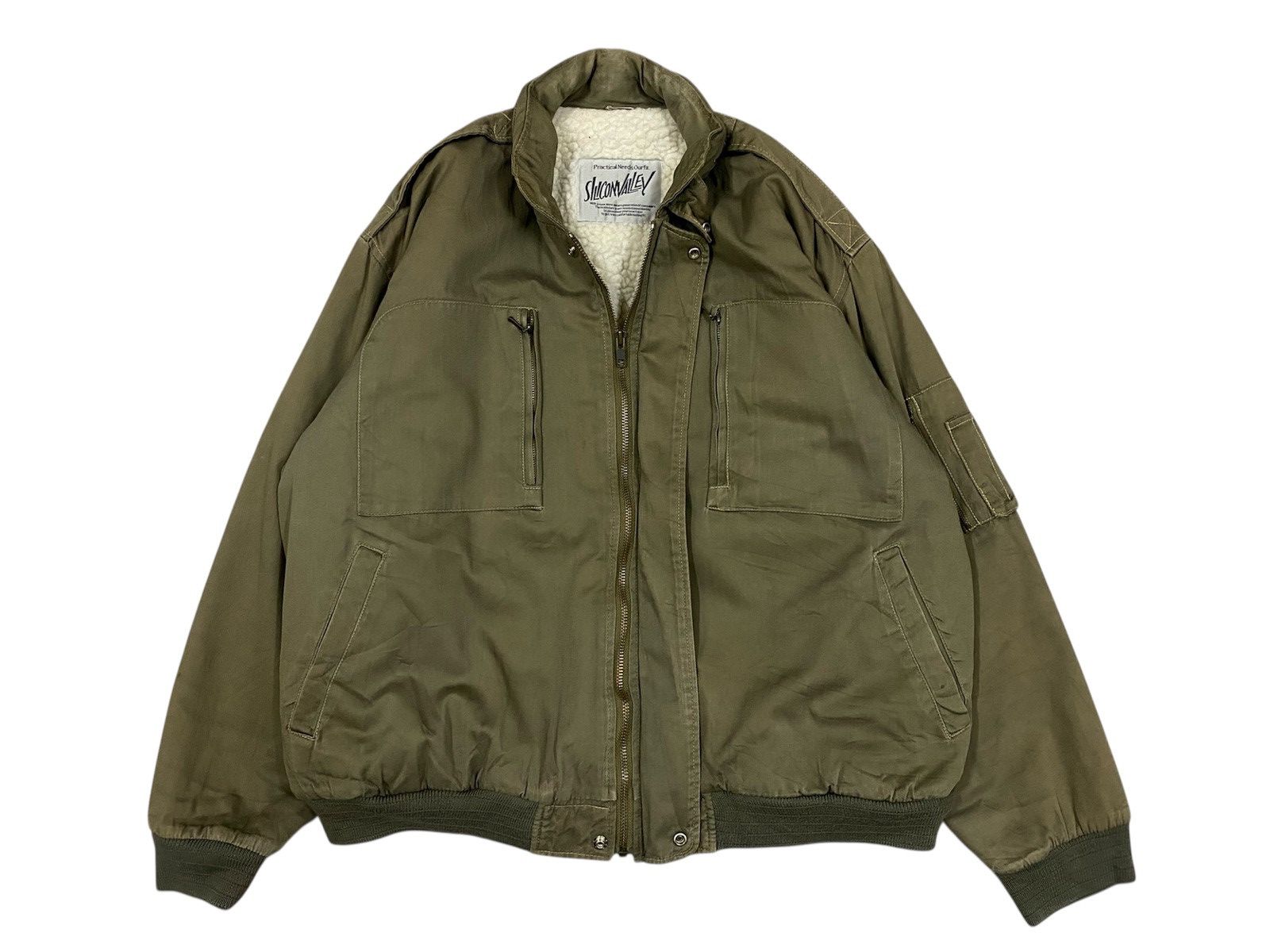 Issey Miyake Vintage Utility Bomber Jacket | Issey Miyake Style | Olive Size US M / EU 48-50 / 2 - 1 Thumbnail