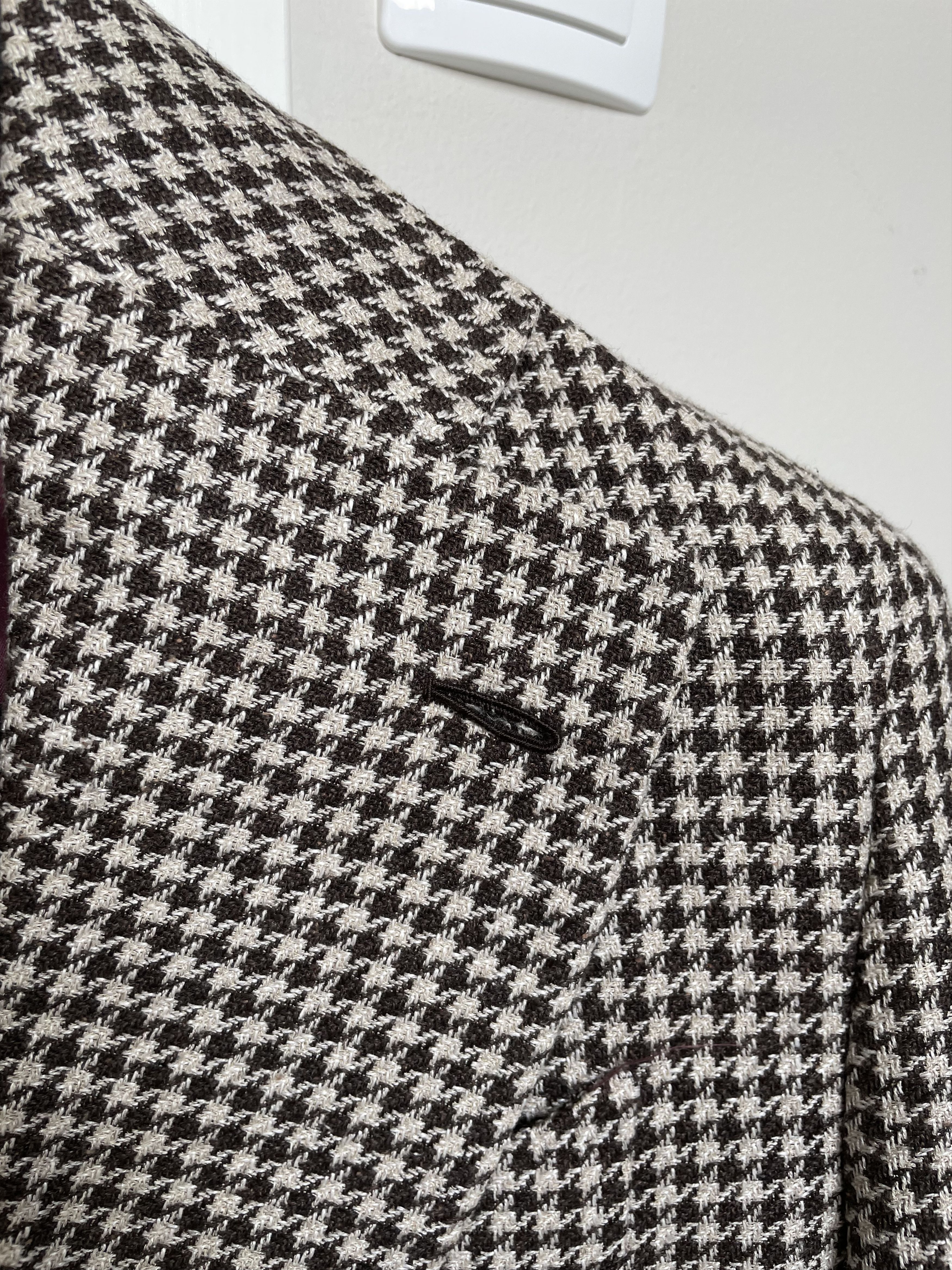 Suitsupply Suitsupply brown hounds tooth jacket, size 36L\90 Size 36R - 2 Thumbnail