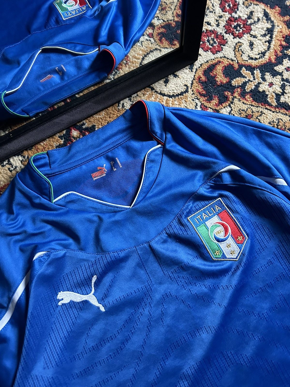 Puma × Vintage Italy home 2009/10 jersey vintage Size US M / EU 48-50 / 2 - 2 Thumbnail