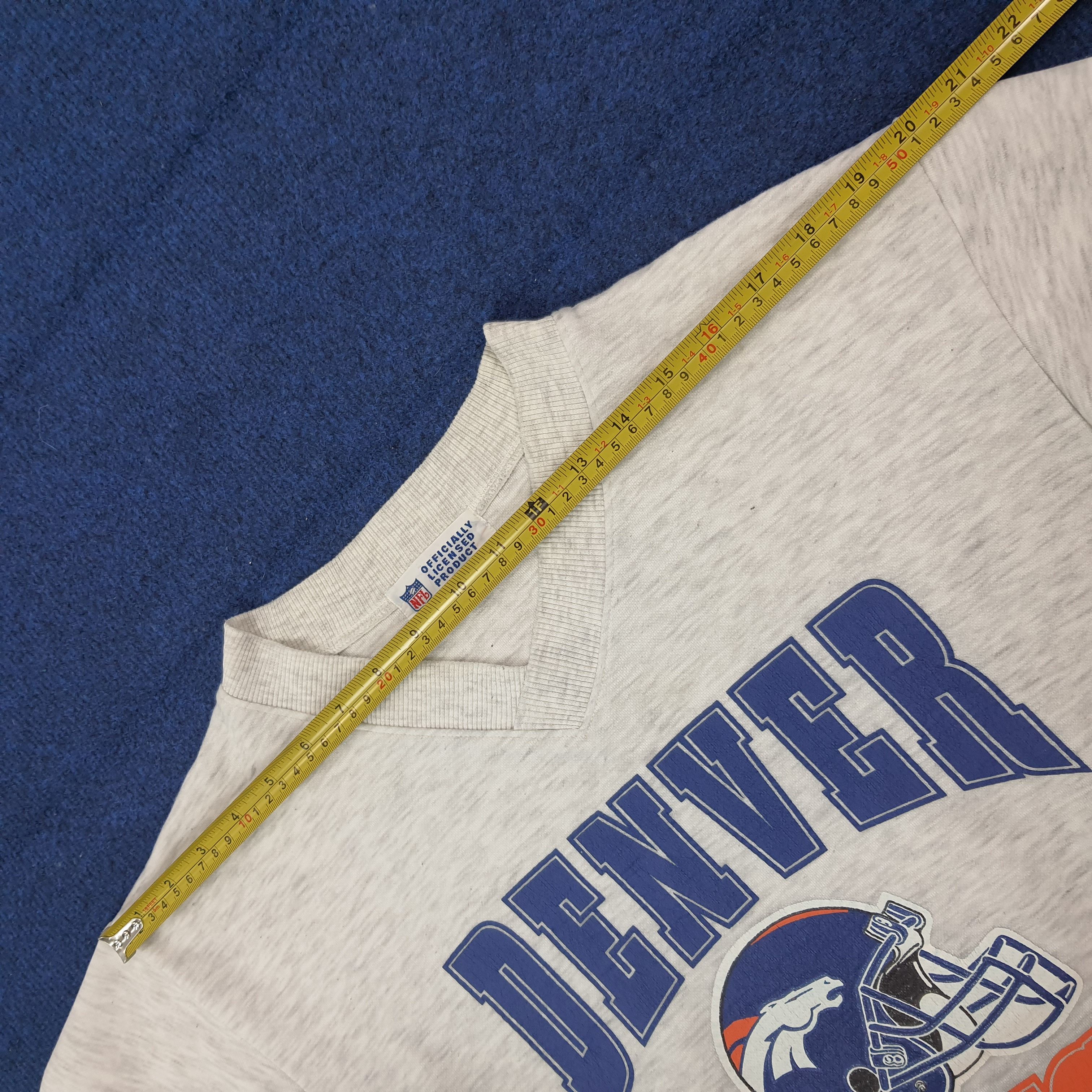 NFL Vintage Denver Broncos NFL Team Sweatshirt C271N13 Size US M / EU 48-50 / 2 - 8 Thumbnail