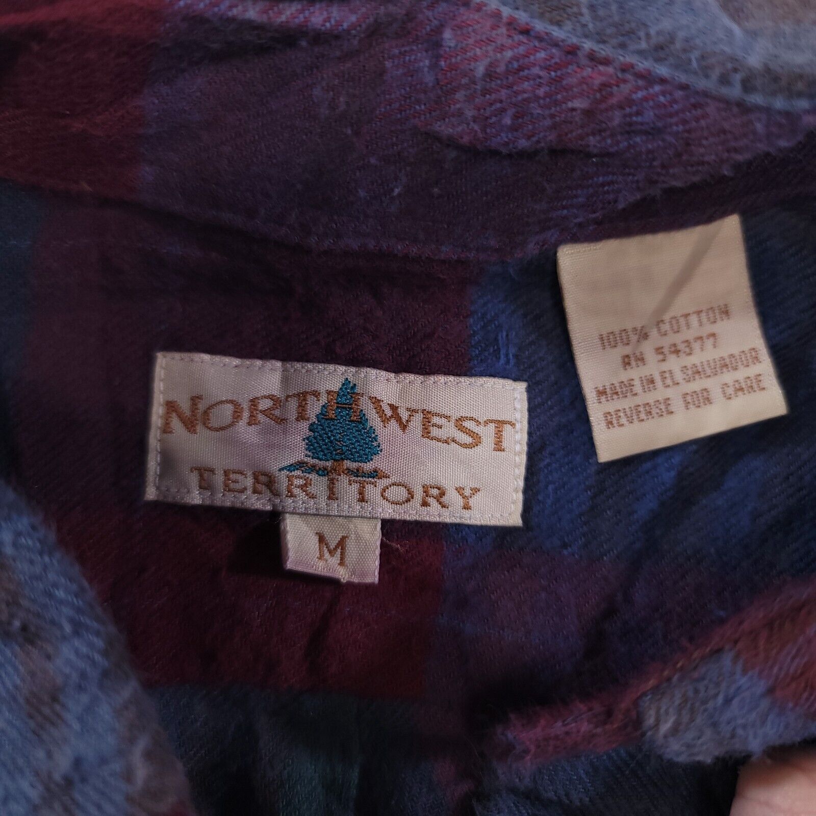 Northwest Territory Northwest Territory Tartan Flannel Button Shirt Mens Size M Size US M / EU 48-50 / 2 - 3 Thumbnail