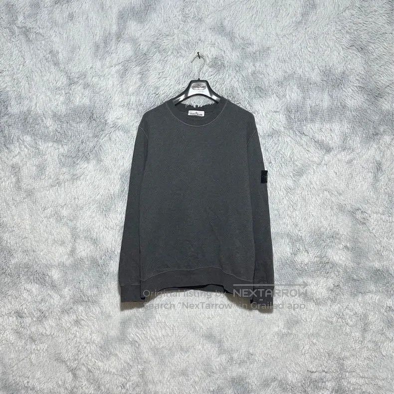 Stone Island Stone Island Basic Crewneck Sweatshirt Graphite Grey XL Size US XL / EU 56 / 4 - 1 Thumbnail