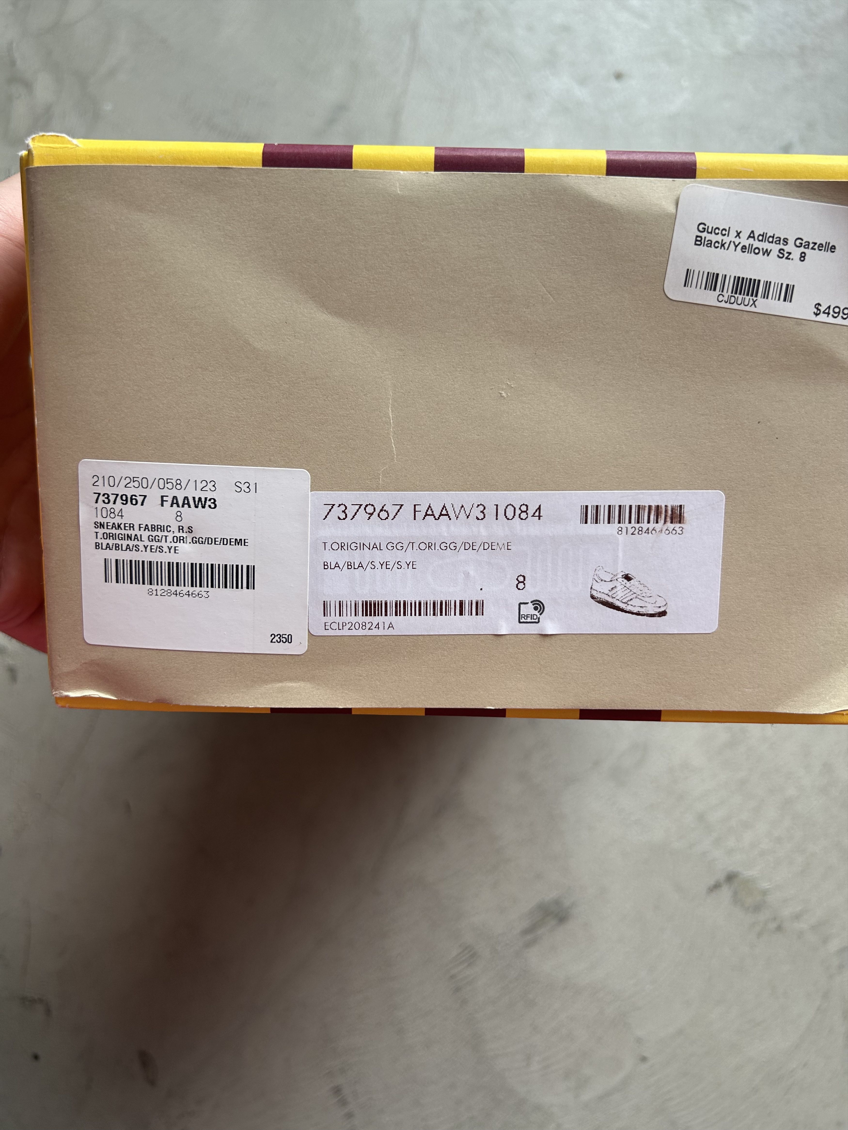 Adidas × Gucci Adidas x Gucci GG Monogram Gazelle Size US 8 / EU 41 - 8 Thumbnail