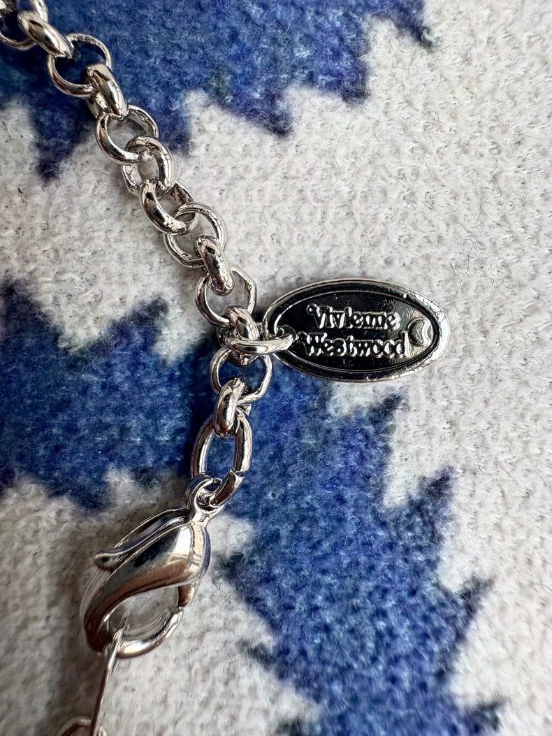 Vivienne Westwood Vivienne Westwood Vintage Silver Diamond Encrusted Flat Sa Size ONE SIZE - 5 Thumbnail