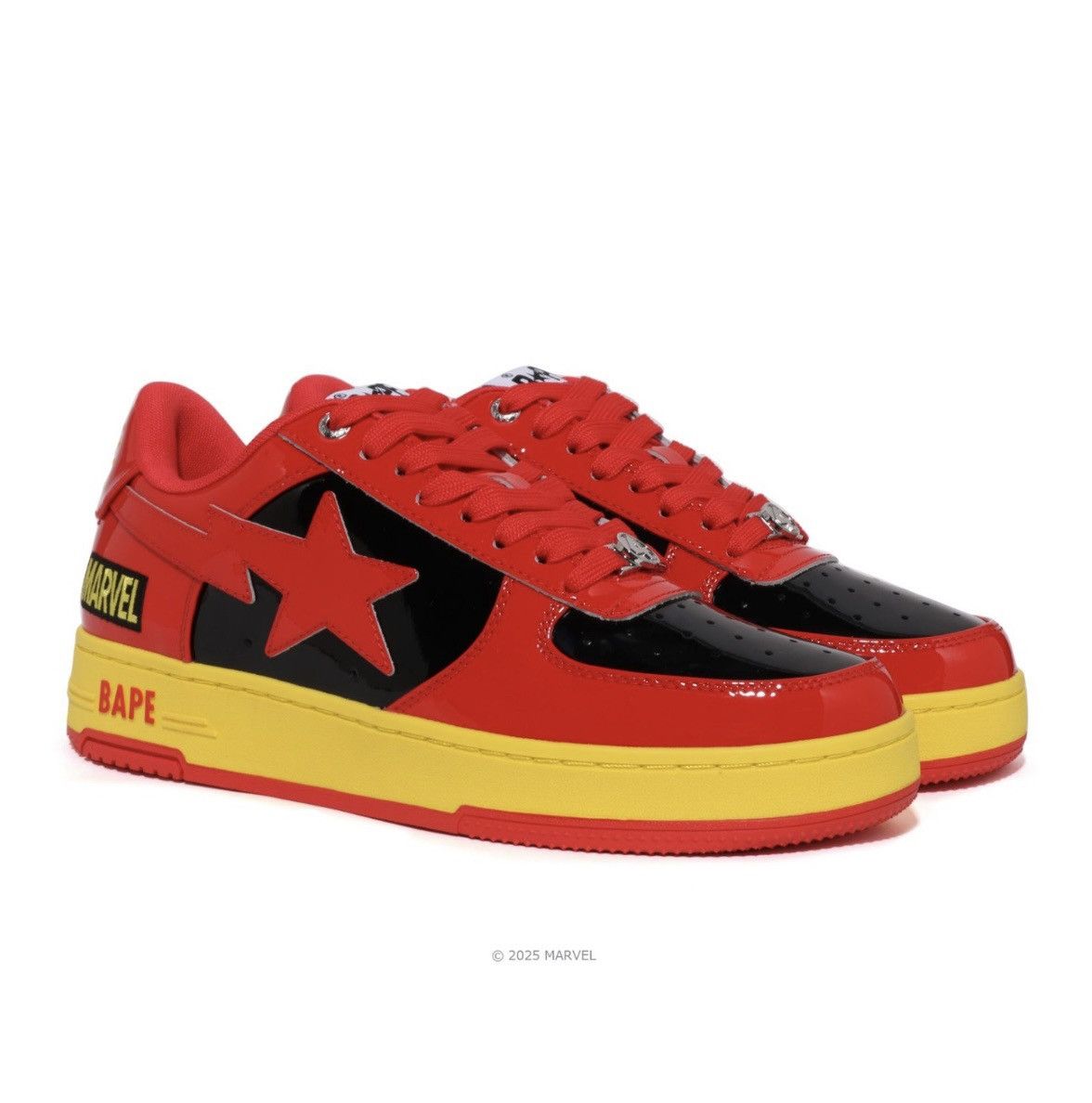 Bape Authentic ape bape bape sta x marvel F4 the human torch new Size US 9 / EU 42 - 3 Thumbnail