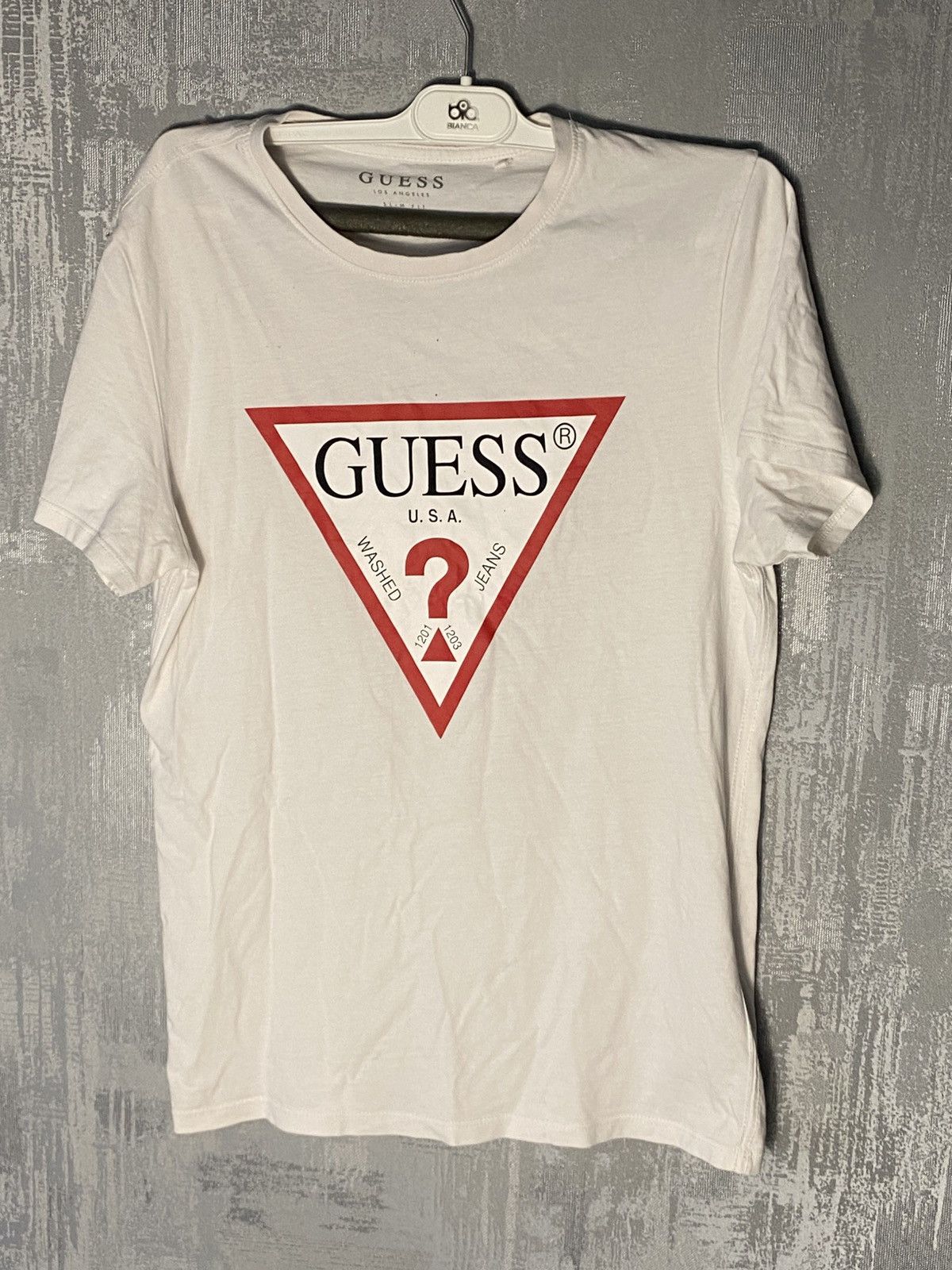 Guess Guess Big Logo T-shirt Hype Drill Size US S / EU 44-46 / 1 - 1 Thumbnail