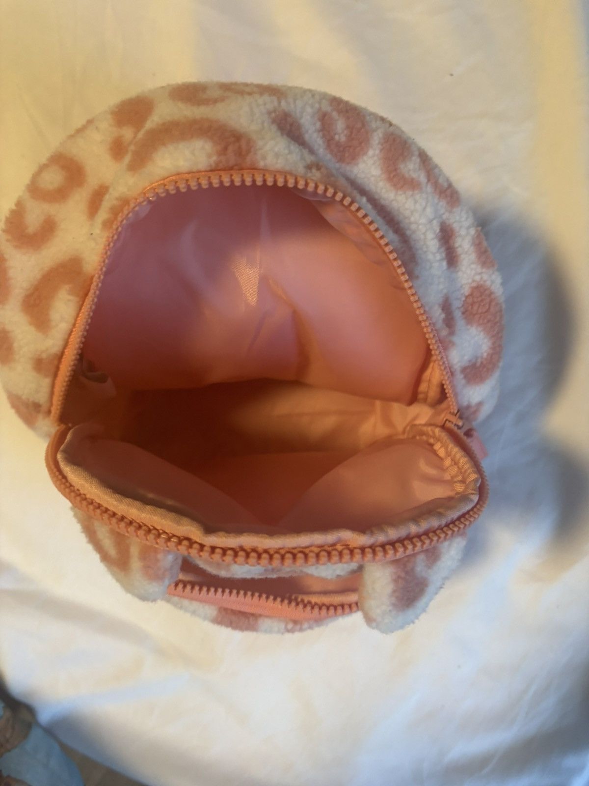 Other Animal Print Backpack with Ears Fleece AdjustableStrap Small Size ONE SIZE - 4 Thumbnail