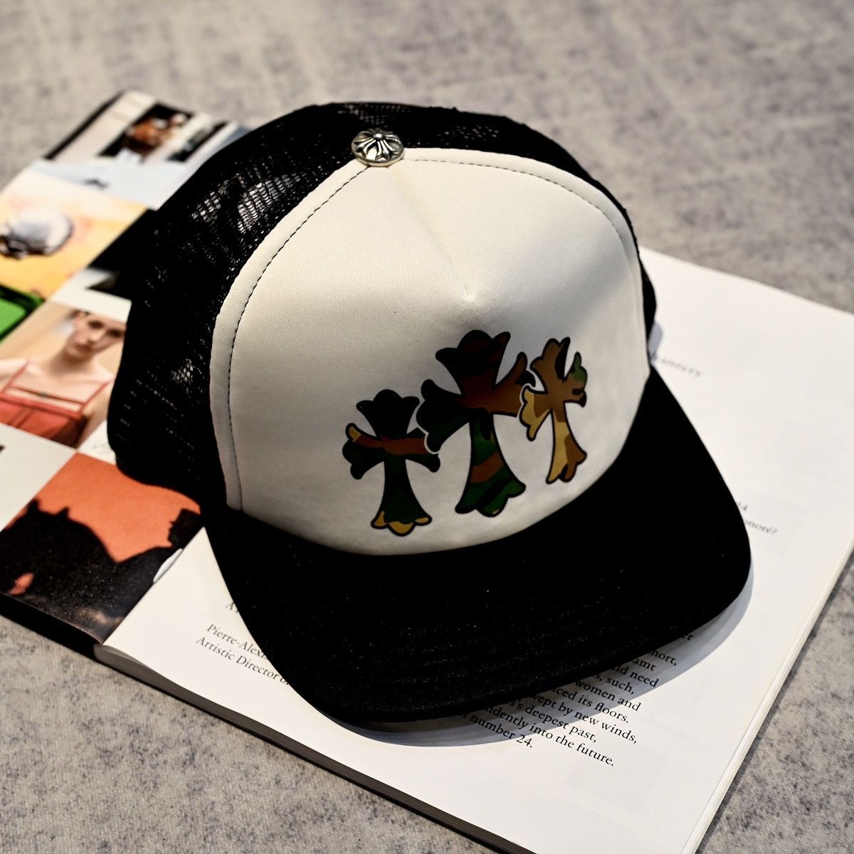 Chrome Hearts CHROME HEARTS CEMETERY TRUCKER HAT Size ONE SIZE - 1 Thumbnail