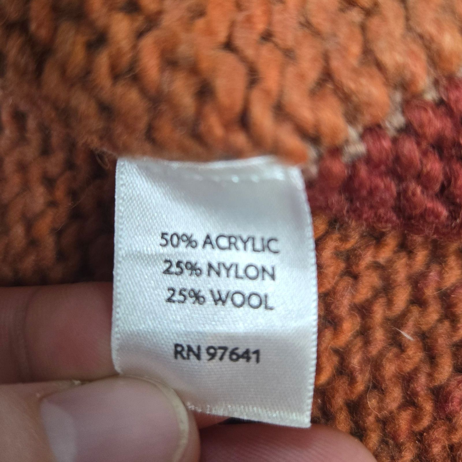 Other J. Jill Orange Ombre Striped Wool Blend Cardigan Size MP Size M / US 6-8 / IT 42-44 - 8 Thumbnail