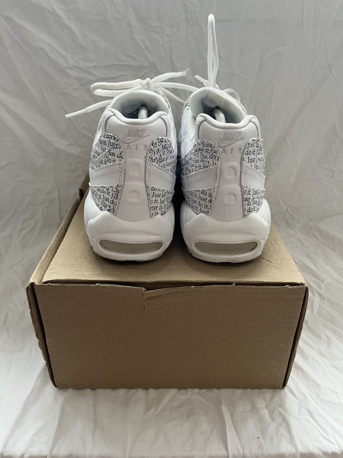 Nike Nike Air Max 95 Just Do It « Pack White »🐻‍❄️ Size US 10 / EU 43 - 4 Thumbnail