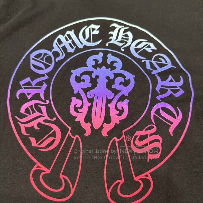 Chrome Hearts CHROME HEARTS Size M Black colorful horseshoe short sleeves Size US M / EU 48-50 / 2 - 9 Thumbnail