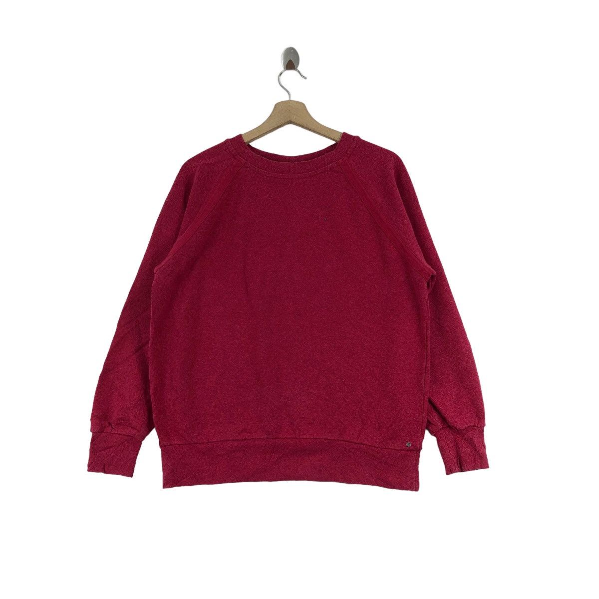 image of Outdoor Life Prana Sweatshirt Plain Outdoor Camping Hiking in Red, Men's (Size Medium)