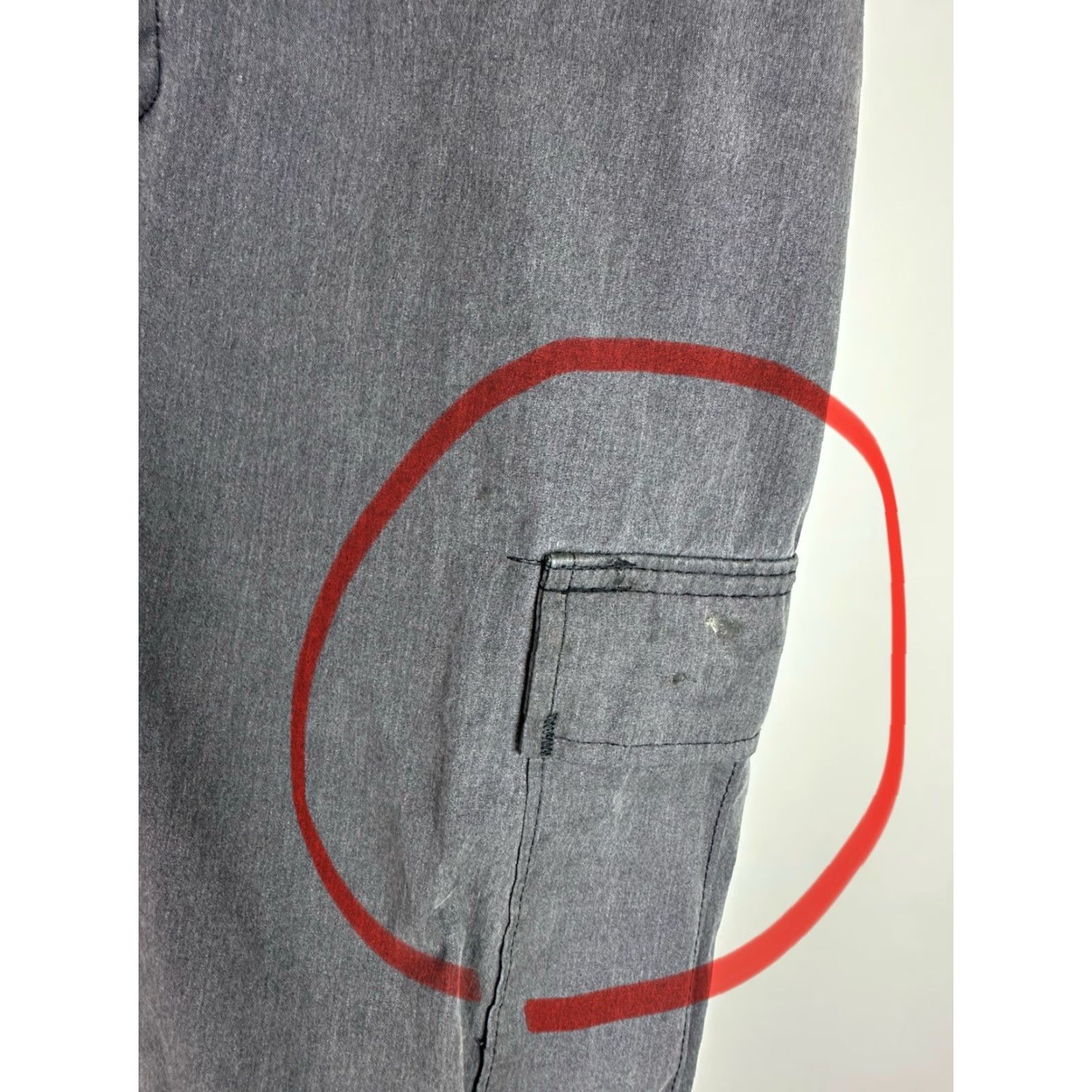 Vintage VINTAGE Army Cargo Pants 34x32 ACTUAL SLIM FIT Black 80s 90s Casual Mens Pants Size US 34 / EU 50 - 6 Thumbnail