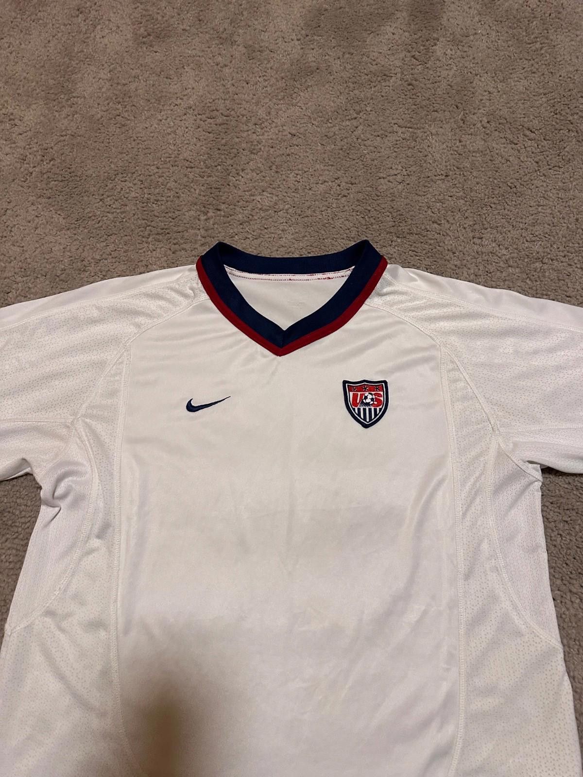 Nike Vintage 2000s NIKE USA National Team Soccer Football Jersey Size US XL / EU 56 / 4 - 4 Thumbnail
