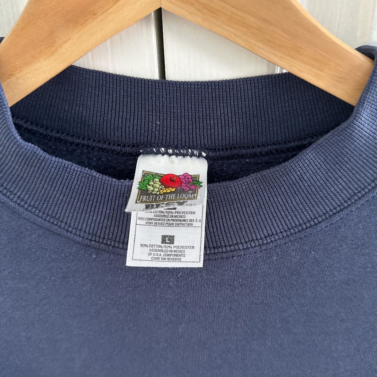 Fruit Of The Loom Vintage Vermont sweatshirt Size US L / EU 52-54 / 3 - 4 Thumbnail