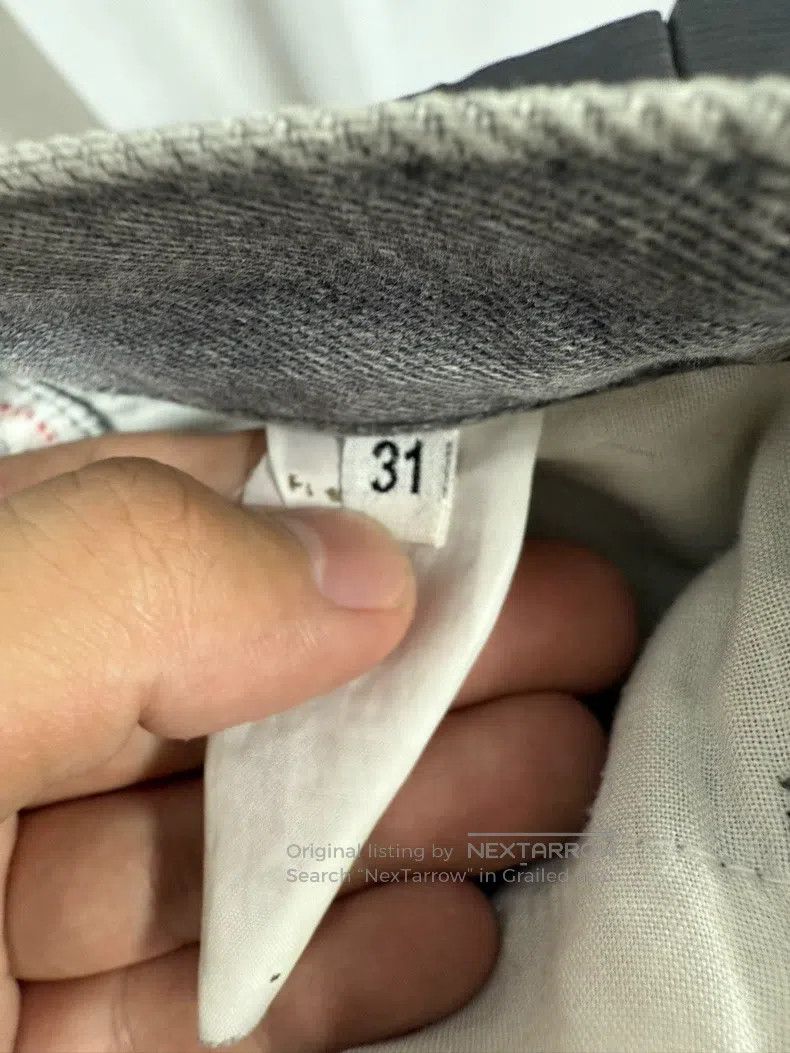 Helmut Lang HELMUT LANG Washed Denim Pants Size US 31 - 8 Thumbnail