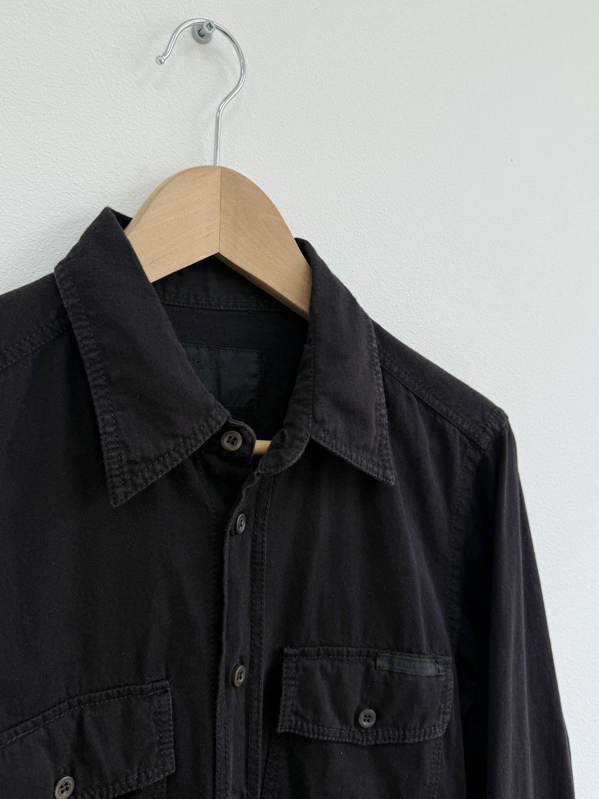 Prada Prada Black Shirt Size US M / EU 48-50 / 2 - 2 Thumbnail