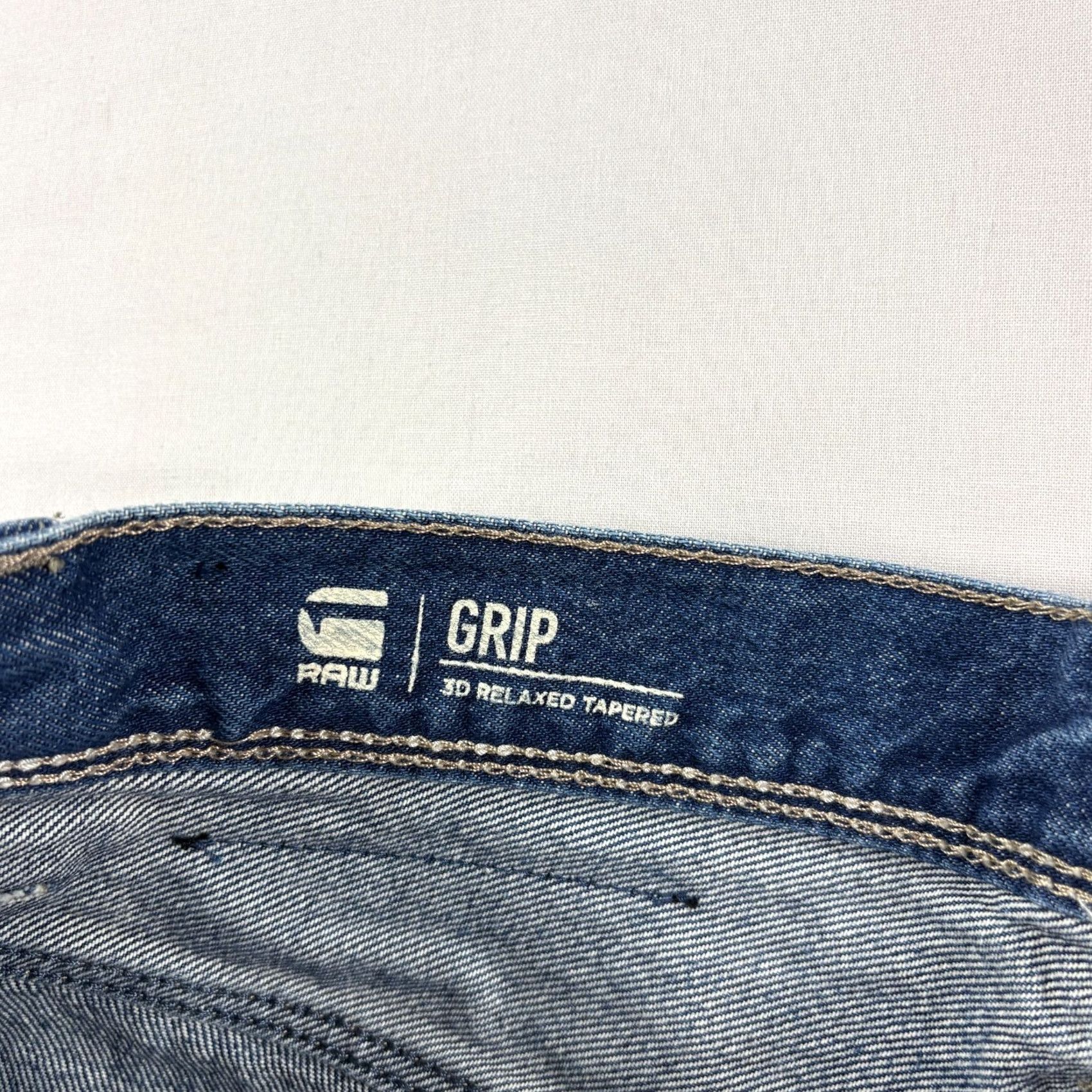 G-Star G-Star Raw Jeans Mens 30x30 Blue Grip 3D Relaxed Tapered Denim Hip Hop Jeans Size US 30 / EU 46 - 4 Thumbnail