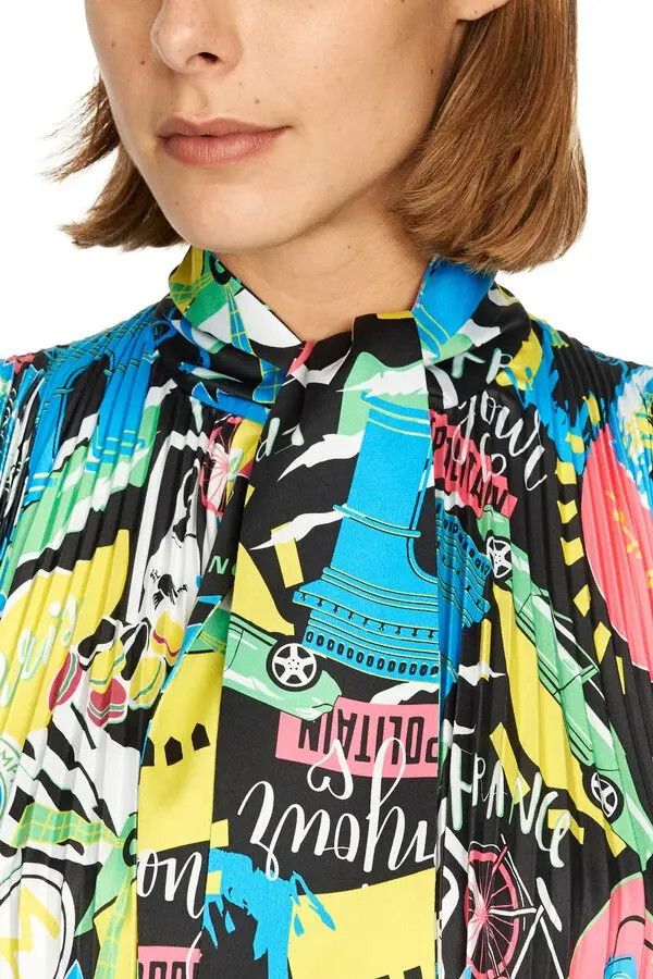 Balenciaga o1y0625 Midi Dress in Multicolor Size S / US 4 / IT 40 - 3 Thumbnail