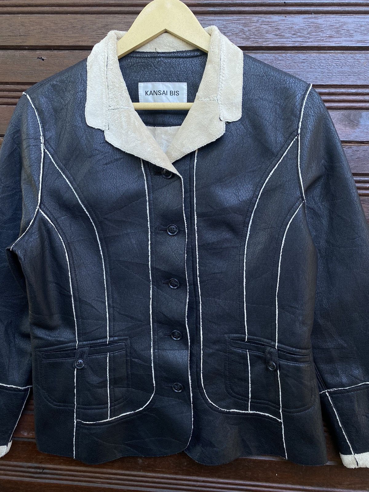 Kansai Yamamoto Rare🌟 Kansai Yamamoto Shearling Jacket Size US M / EU 48-50 / 2 - 4 Thumbnail