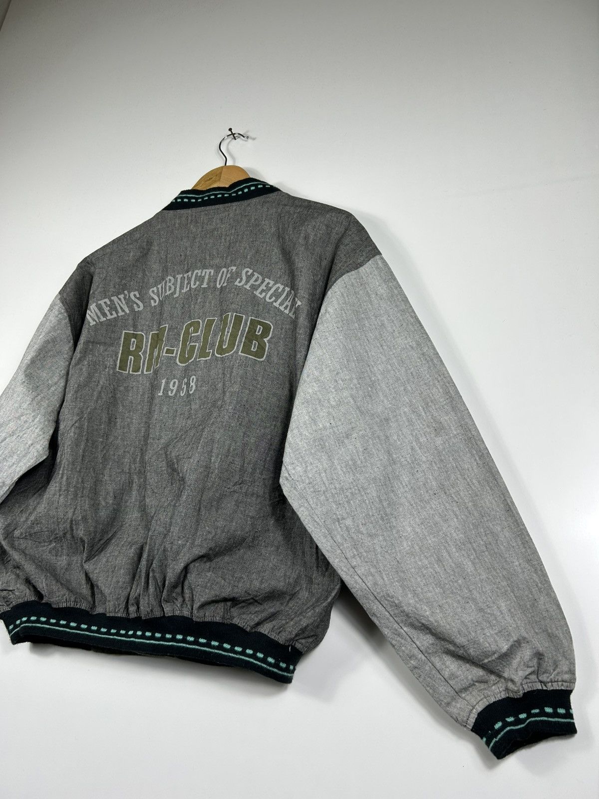 Japanese Brand × Vintage ⚡️Vintage Mr.Rois Button Bomber Jacket Size US M / EU 48-50 / 2 - 14 Thumbnail