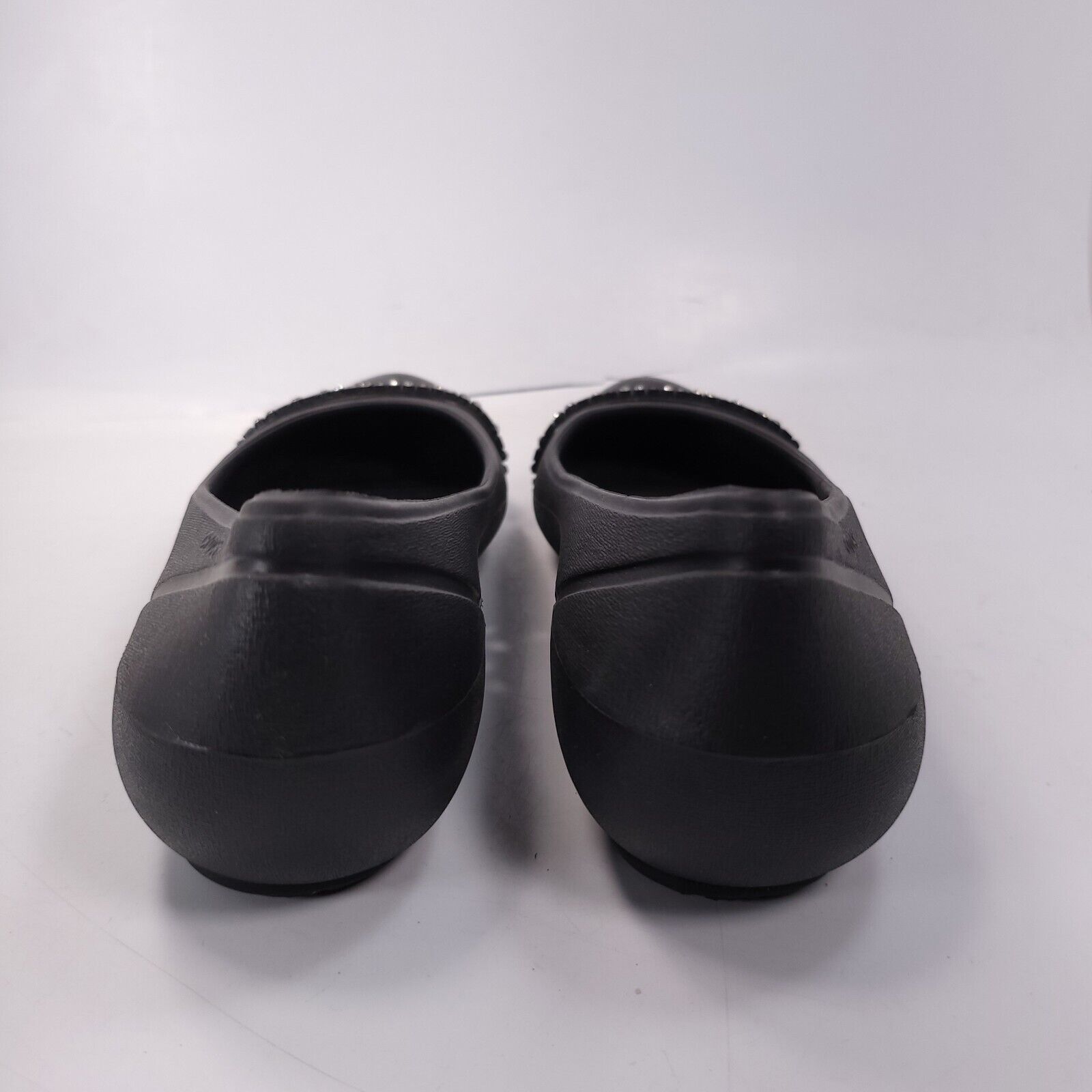 Crocs Crocs Slip Ballet Flat Womens Size 7 Black Rubber Round Toe Size US 7 / IT 37 - 3 Thumbnail