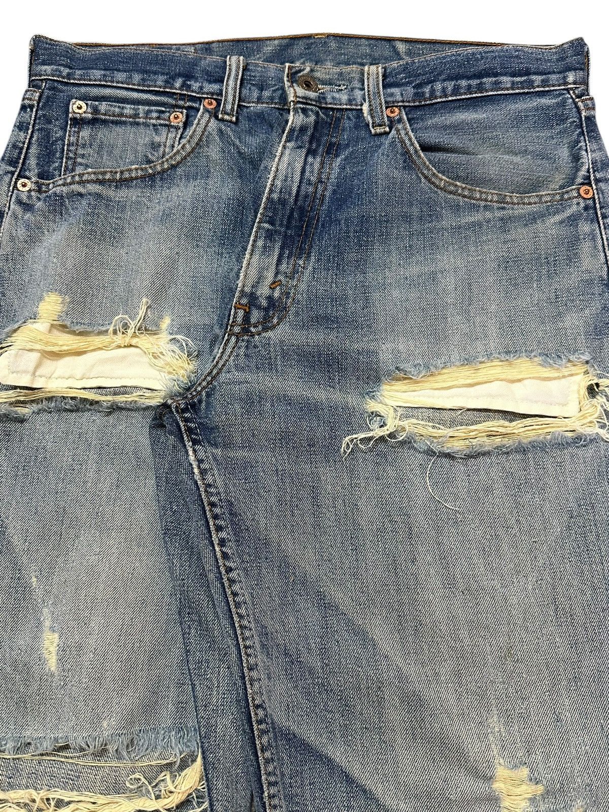 Levi's Vintage 80s Levis 503 Faded Wash Distressed Style Baggy Jean Size US 32 / EU 48 - 4 Thumbnail