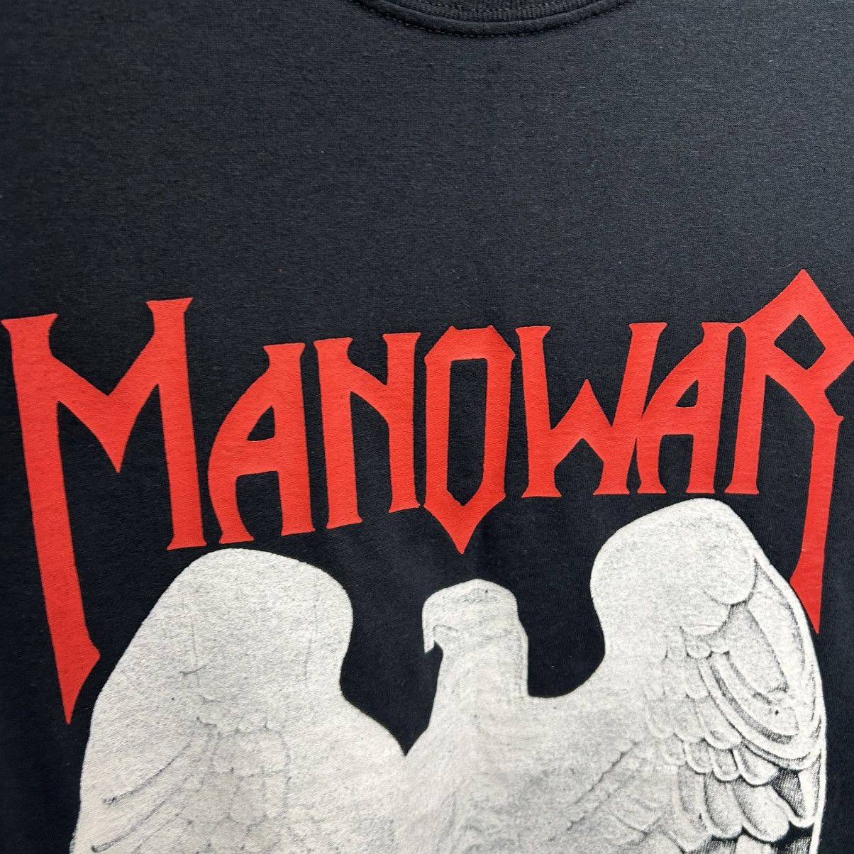 Band Tees Vintage Manowar Big Graphic Logo anvil 2000’s band tee Size US S / EU 44-46 / 1 - 4 Thumbnail