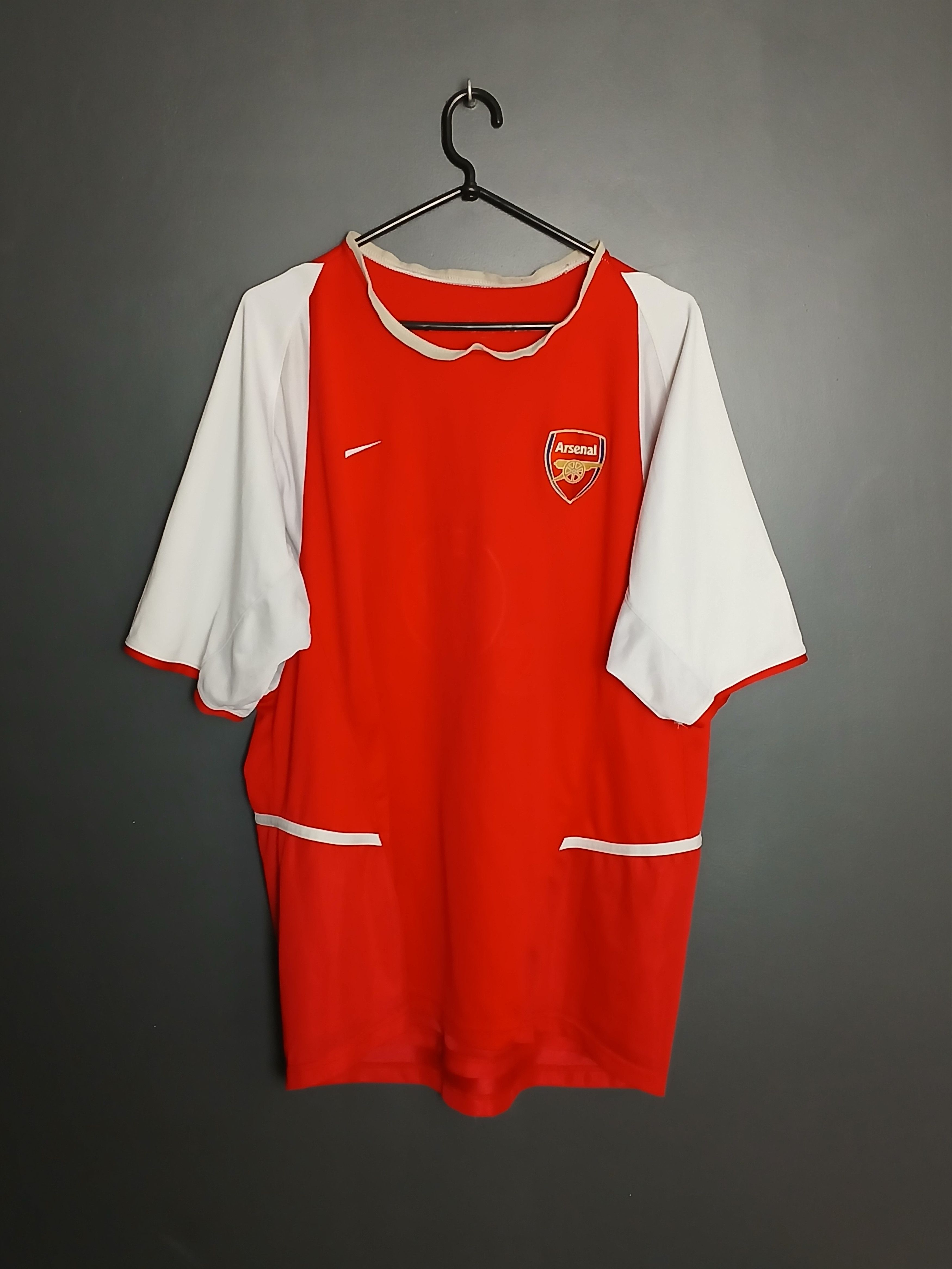 Vintage Vintage Arsenal 2002/2004 Home Football Jersey T-Shirt Size US XXL / EU 58 / 5 - 1 Thumbnail