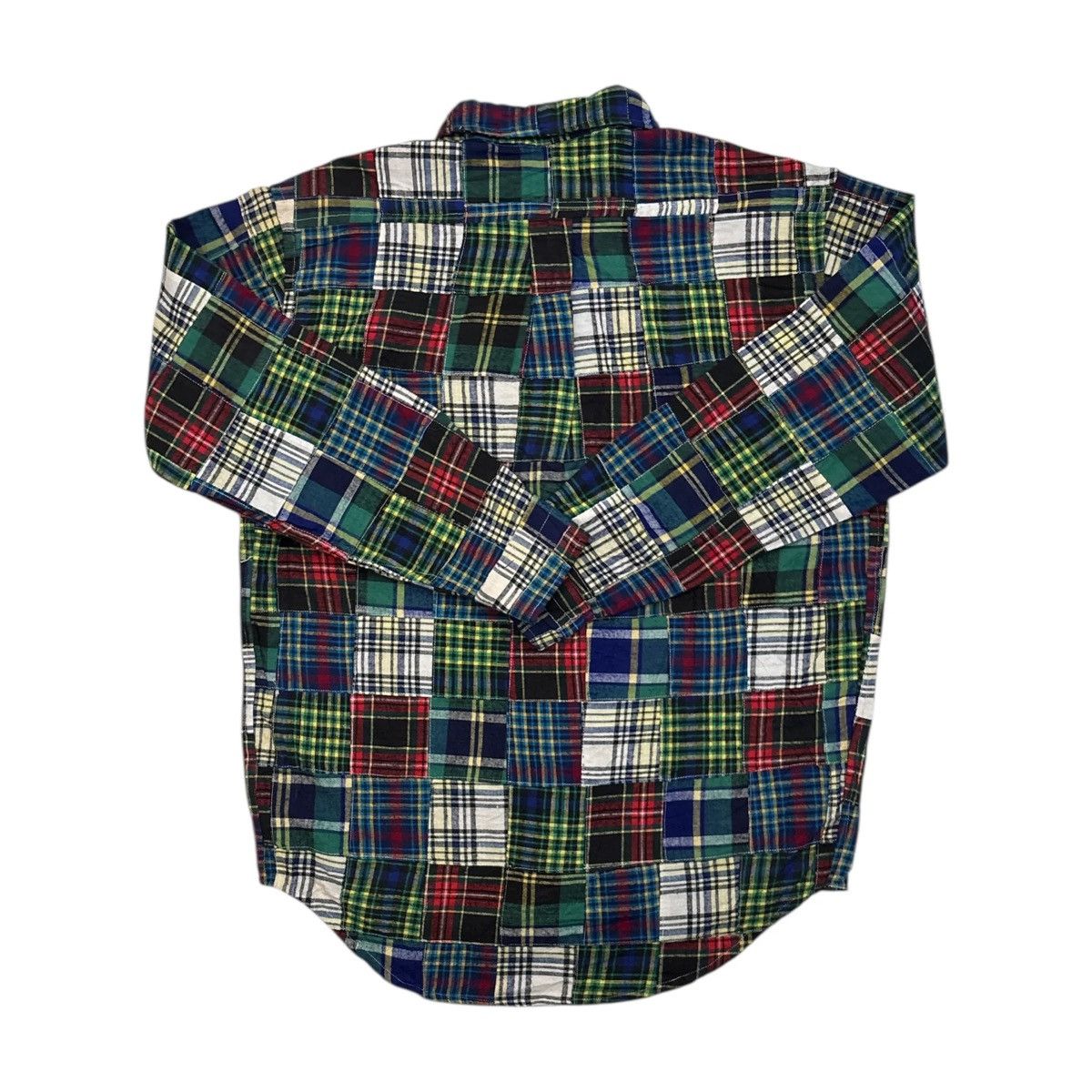 Sugar Cane Vintage Sugar Cane Patchwork Madras Plaid Button Down Shirts Size US L / EU 52-54 / 3 - 2 Thumbnail