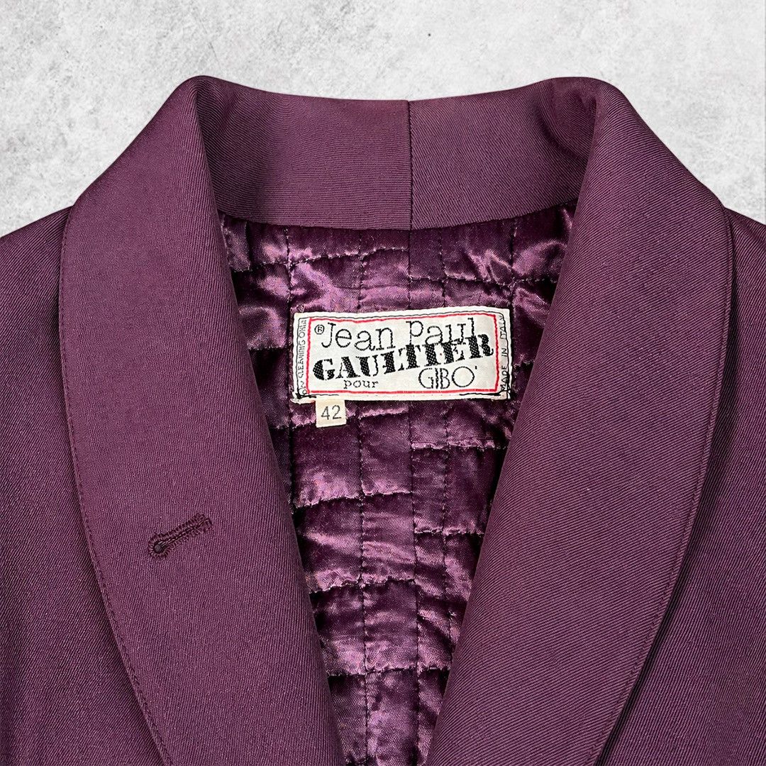 Jean Paul Gaultier Jean Paul Gaultier Pour GIBO Vintage 80s Cut-Out Cage Blazer Size L / US 10 / IT 46 - 13 Thumbnail
