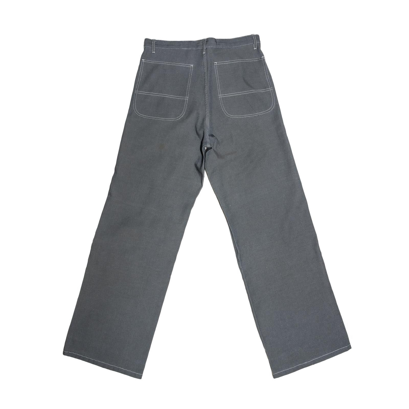 Comme des Garcons × Comme des Garcons Homme × Comme des Garcons Homme Plus Comme Des Garcons Homme Plus FW 1997 Shiny Gray Pants Size US 34 / EU 50 - 2 Thumbnail