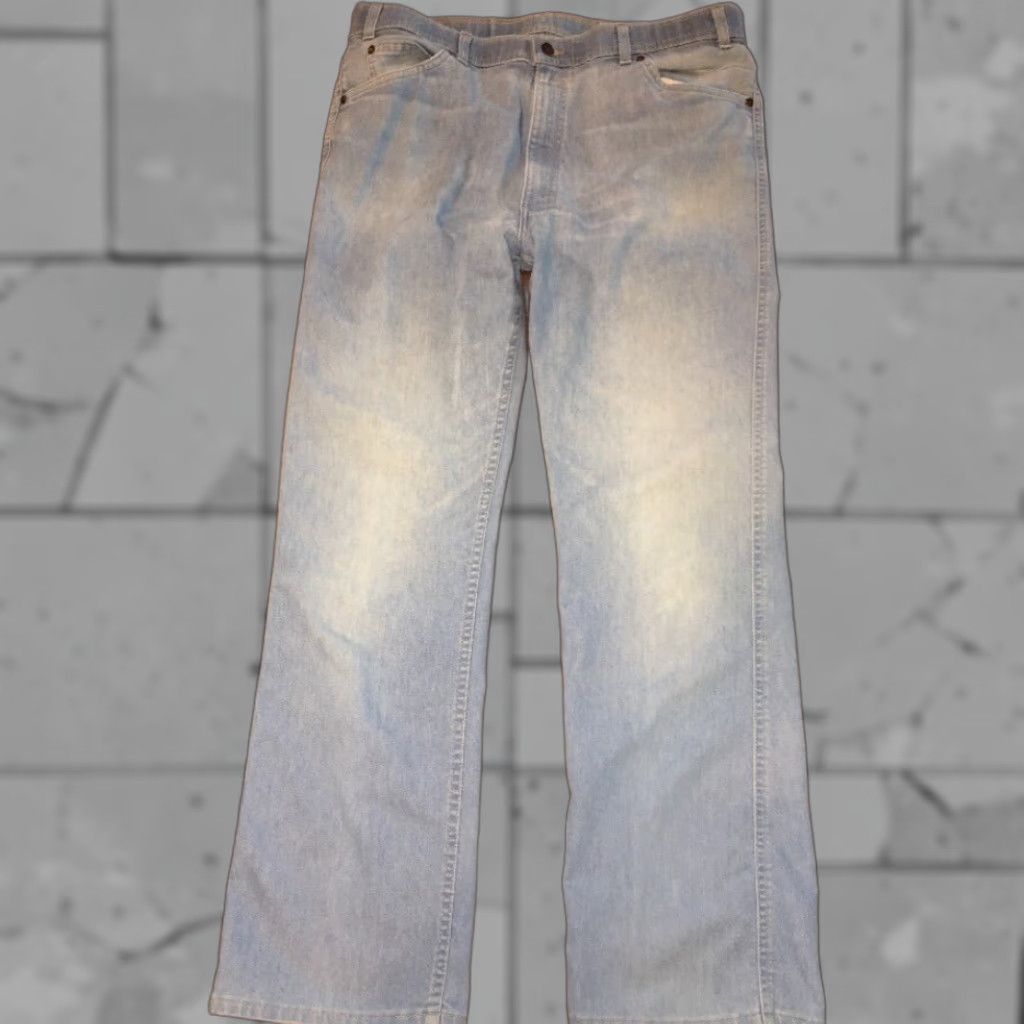 Vintage VINTAGE Levi’s Jeans Action Jeans Men 37 x 31 Light Blue USA Made Mens jeans 90s style Size US 37 - 1 Thumbnail