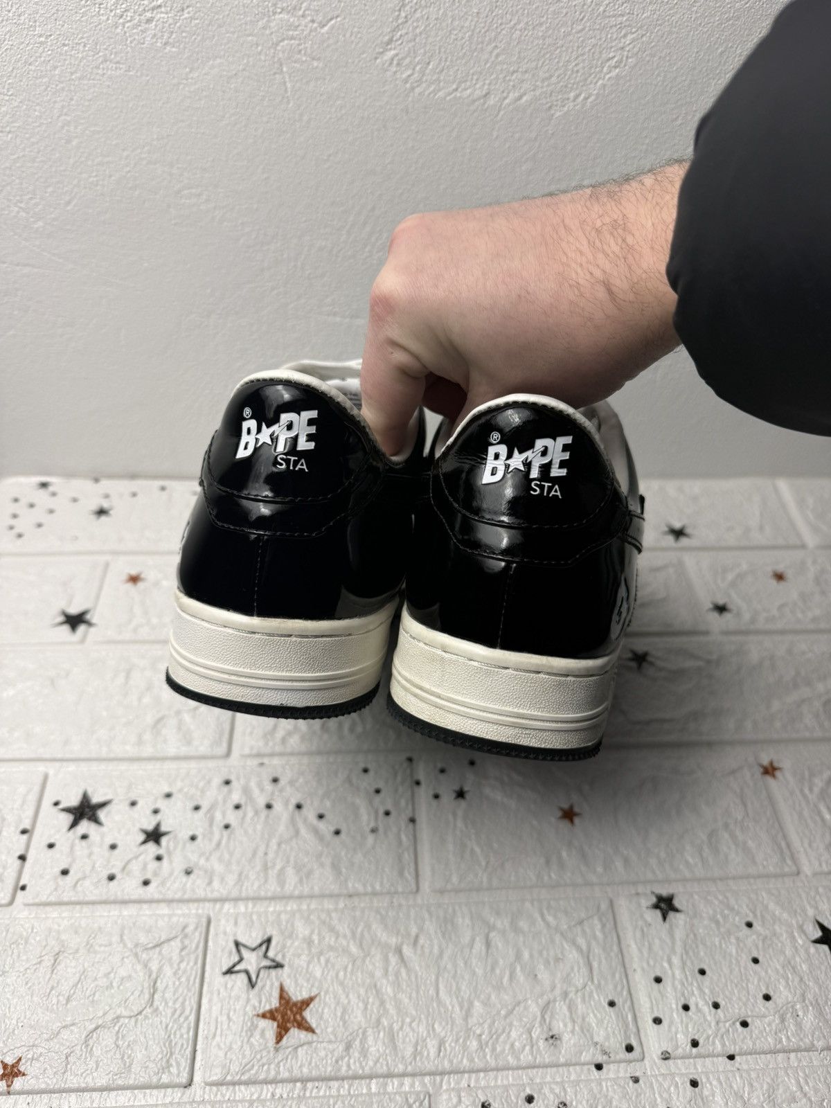 Bape A Bathing Ape Bape Sta Men US12 UK11 EUR46 Sneakers Casual Size US 12 / EU 45 - 8 Thumbnail