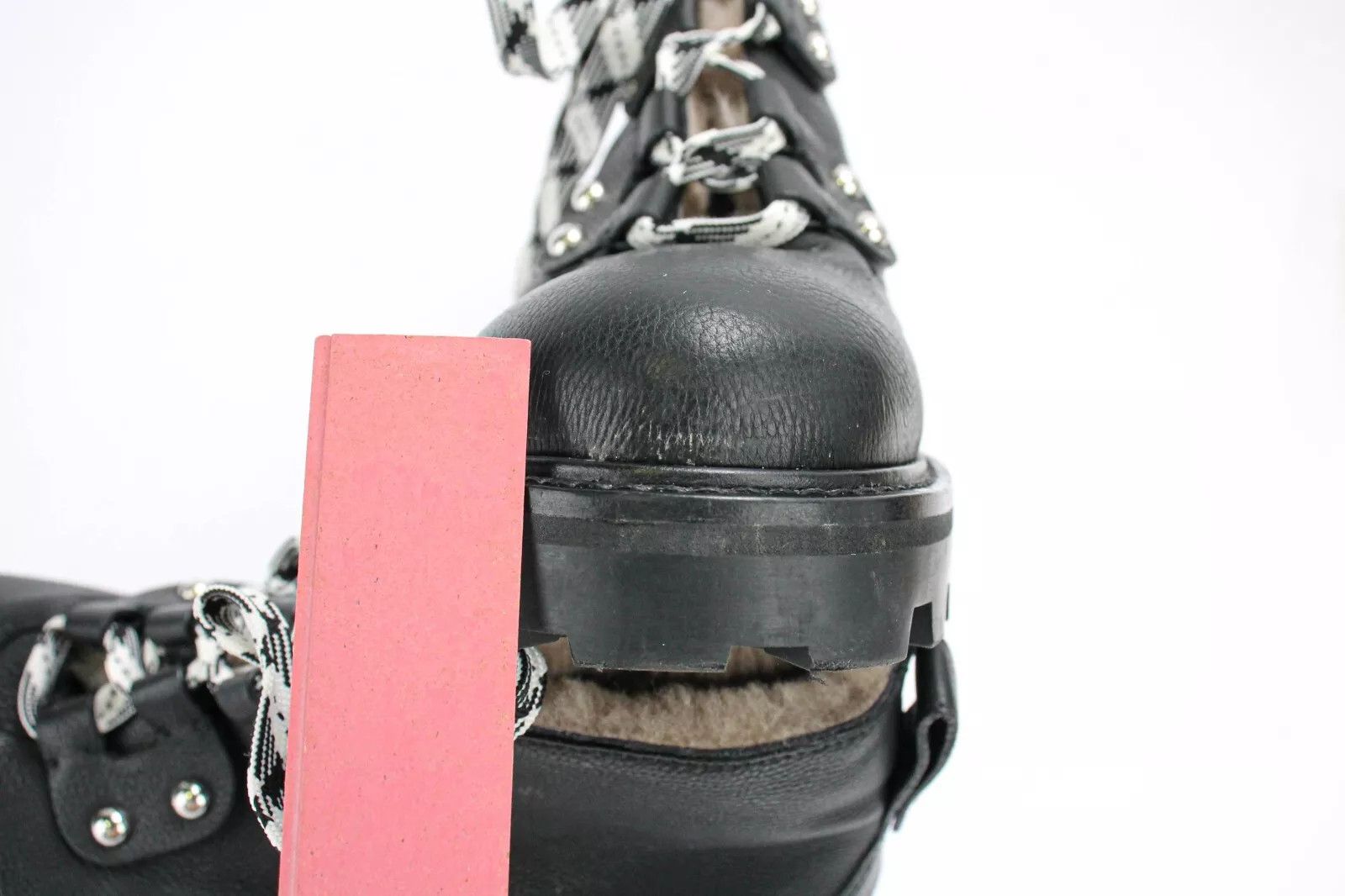 Jimmy Choo JIMMY CHOO Women's EU 37 Shearling Style Ankle Black Boots Size US 7 / IT 37 - 15 Thumbnail