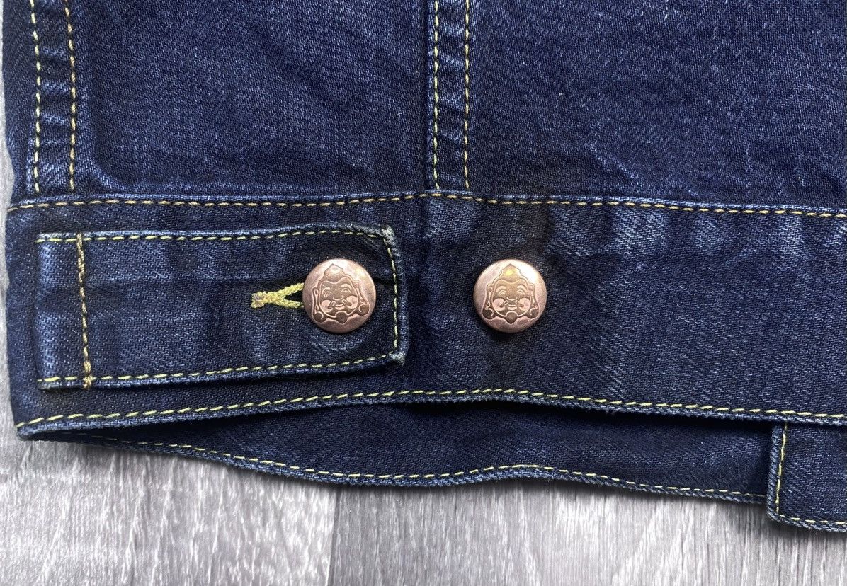 Evisu Evisu Maniacs Embroidered Logo Heritage Denim Jeans Jacket Size L / US 10 / IT 46 - 22 Thumbnail
