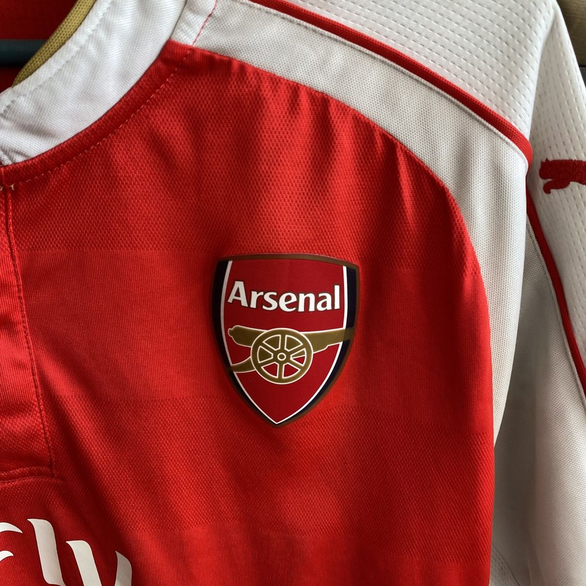 Puma Mens Puma Arcenal Fly Emirates Home soccer jersey Size US M / EU 48-50 / 2 - 3 Thumbnail