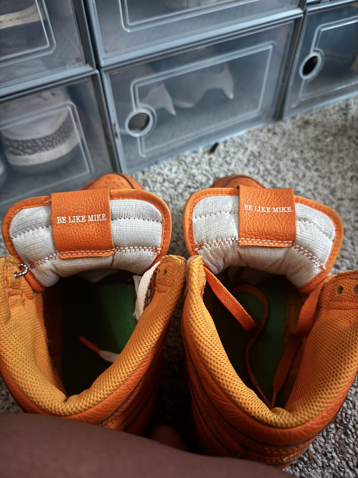 Gatorade × Jordan Brand Retro High Jordan Air 1 - “orange Peel” Gatorade Collab Size US 7 / EU 40 - 8 Thumbnail