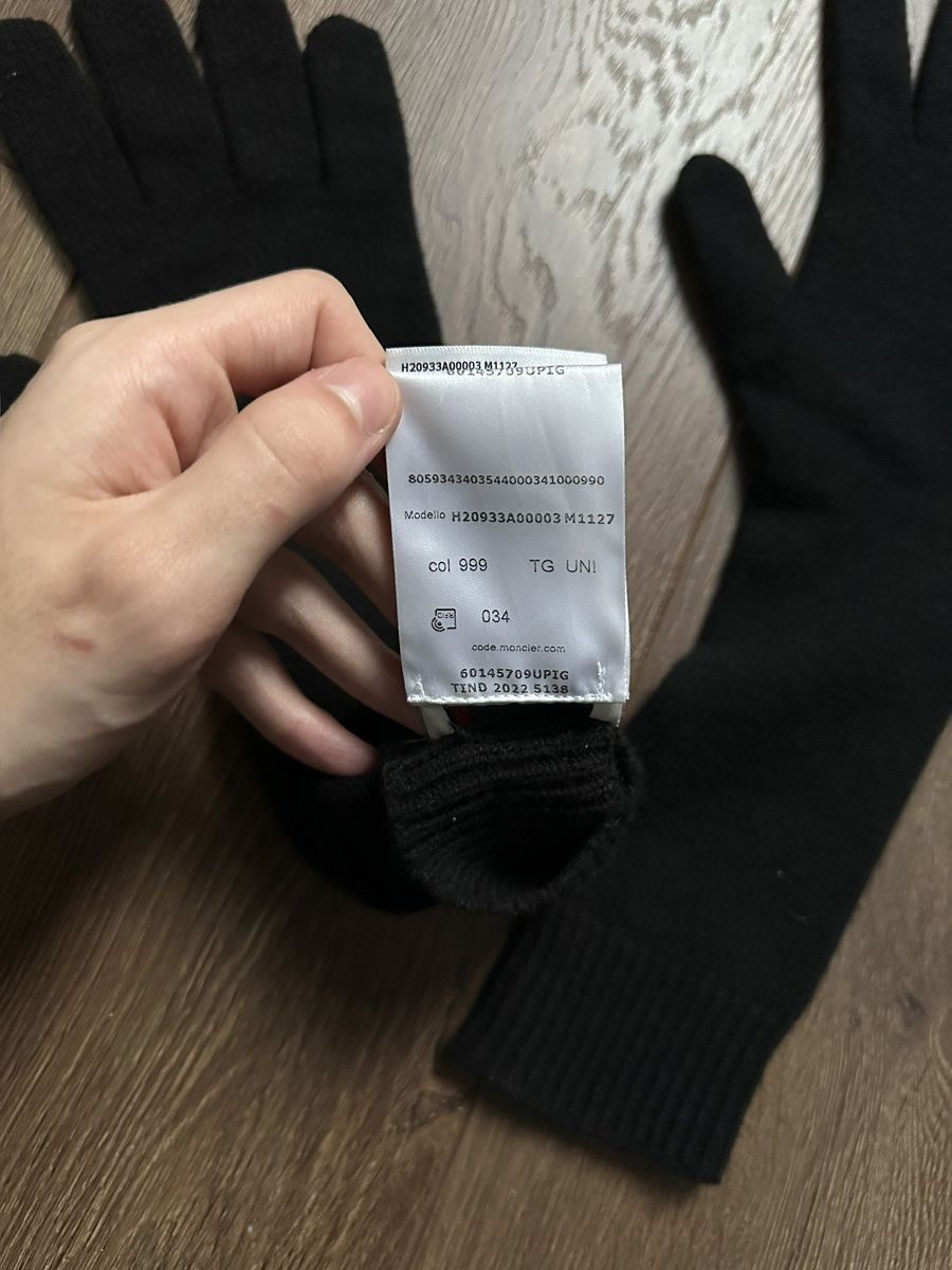 Moncler Moncler Cashmere Gloves Size ONE SIZE - 6 Thumbnail