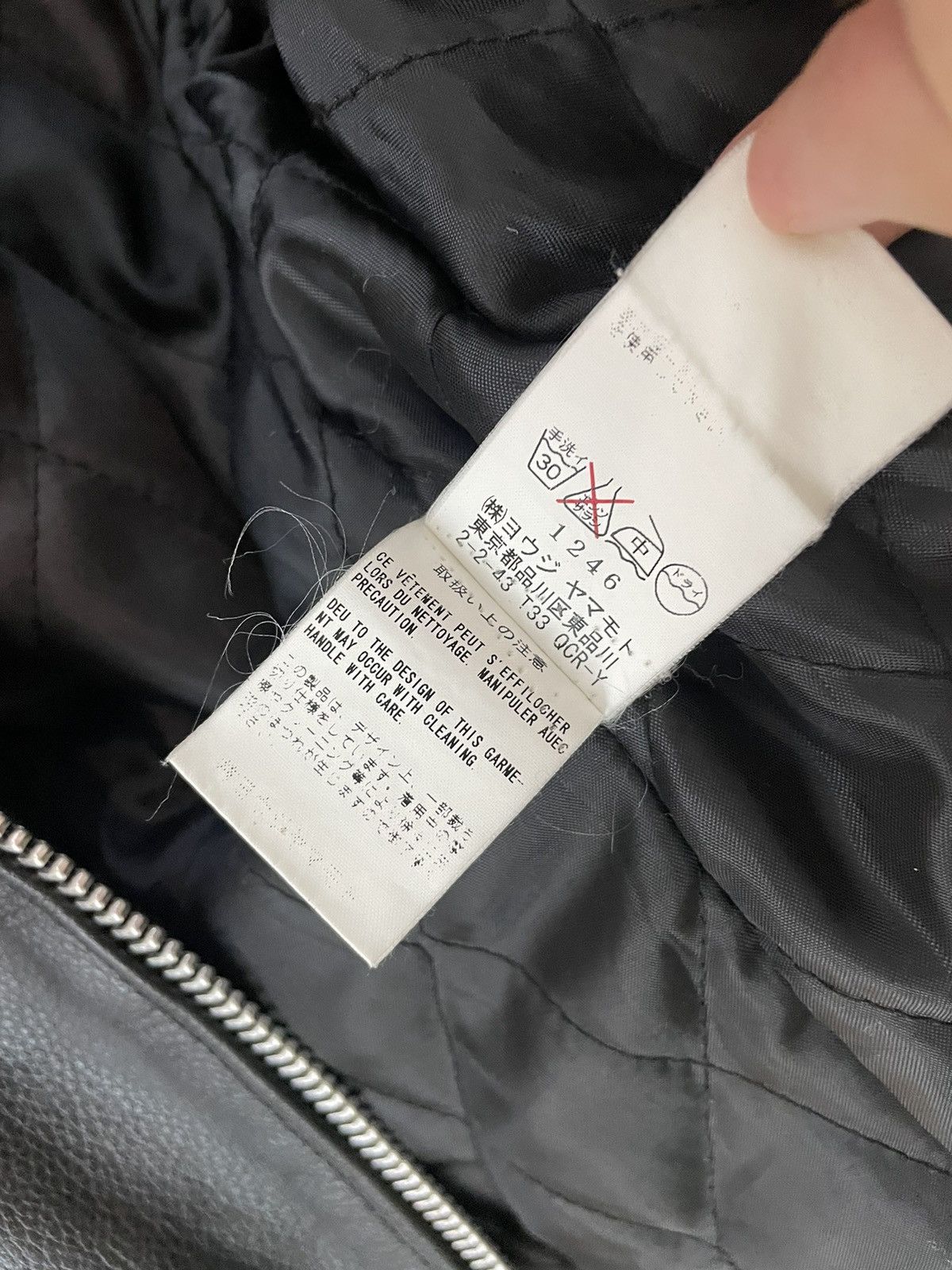 Japanese Brand × Vintage × Yohji Yamamoto Yohji Yamamoto Y’s vintage leather biker jacket Size US S / EU 44-46 / 1 - 16 Thumbnail