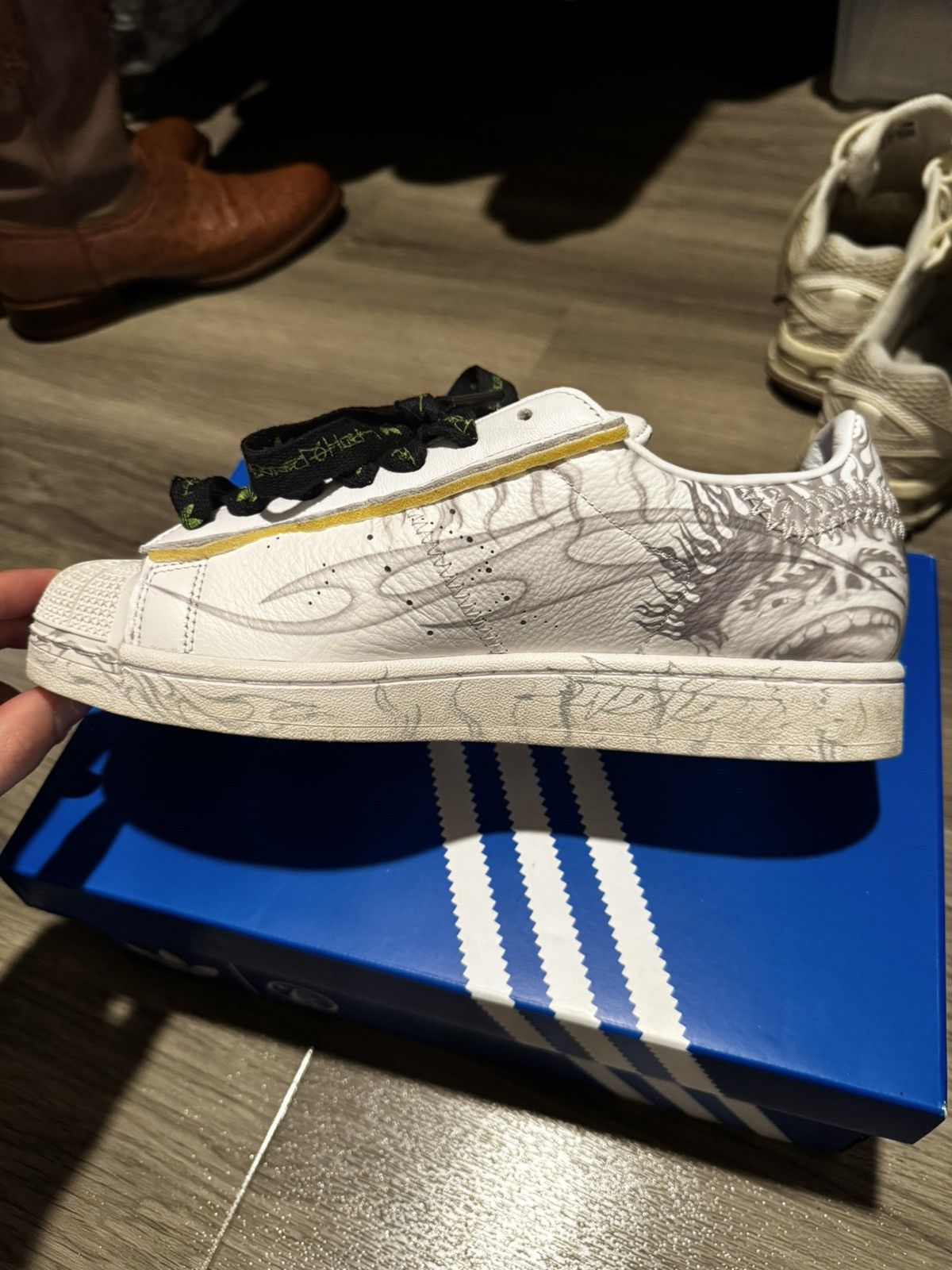 Adidas Adidas x HELLSTAR Superstar II DS SZ 9 US M Size US 9 / EU 42 - 5 Thumbnail