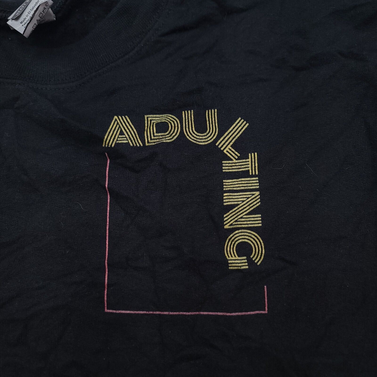 Gildan Gildan Adulting Casual Sweatshirt Mens Size Medium M Black Size US M / EU 48-50 / 2 - 4 Thumbnail