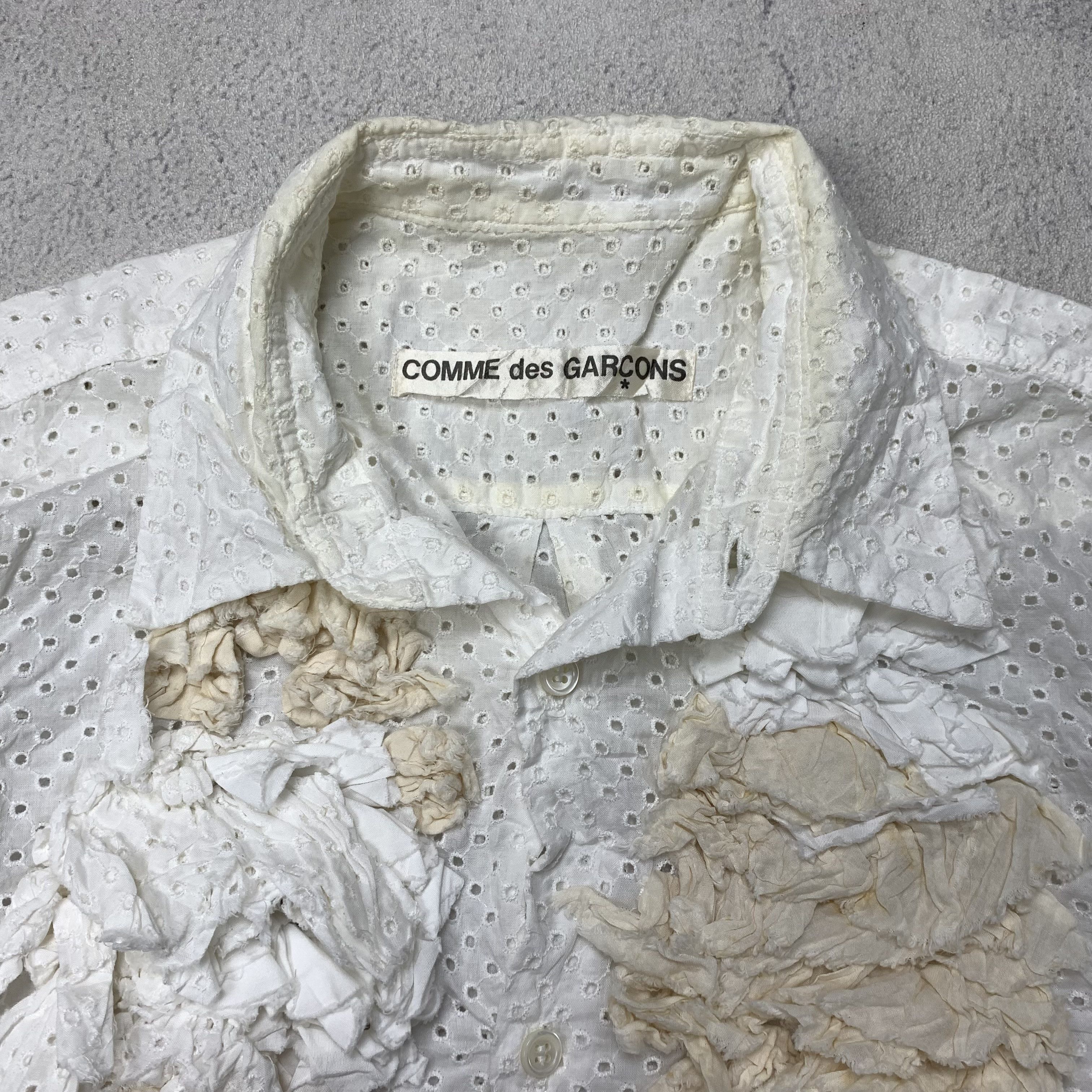 Comme des Garcons Vintage 1999 CDG Comme Des Garcons Tissue Shirt Size S / US 4 / IT 40 - 7 Thumbnail