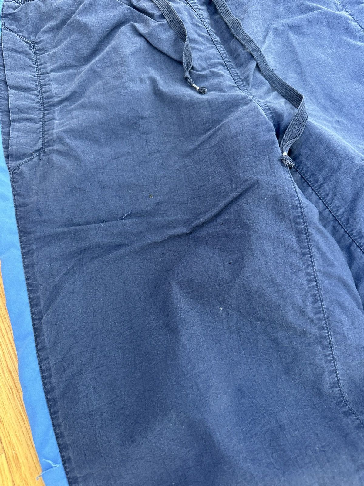 Vintage Vintage Nike Distressed Pants Blue Fit Swoosh Logo Size US 34 / EU 50 - 6 Thumbnail