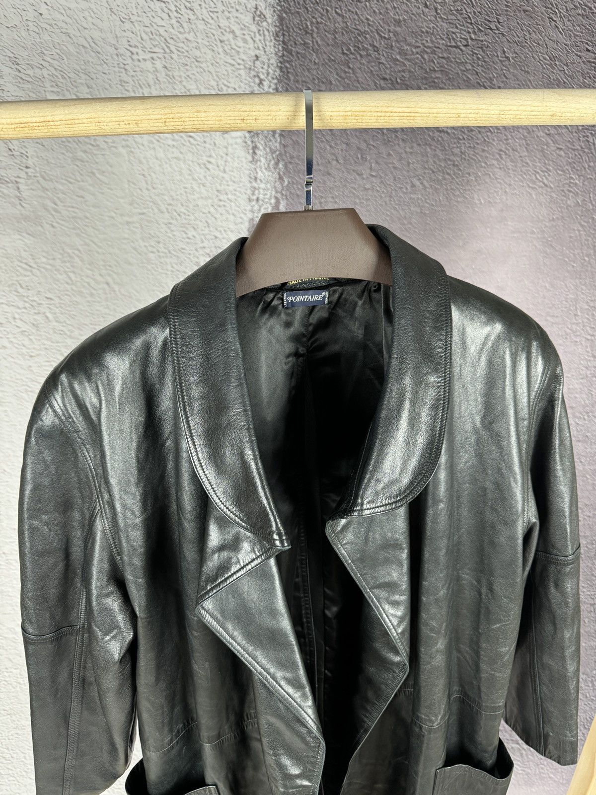 Other Zilli Made in France vintage pointaire creation leather coat Size ONE SIZE - 9 Thumbnail